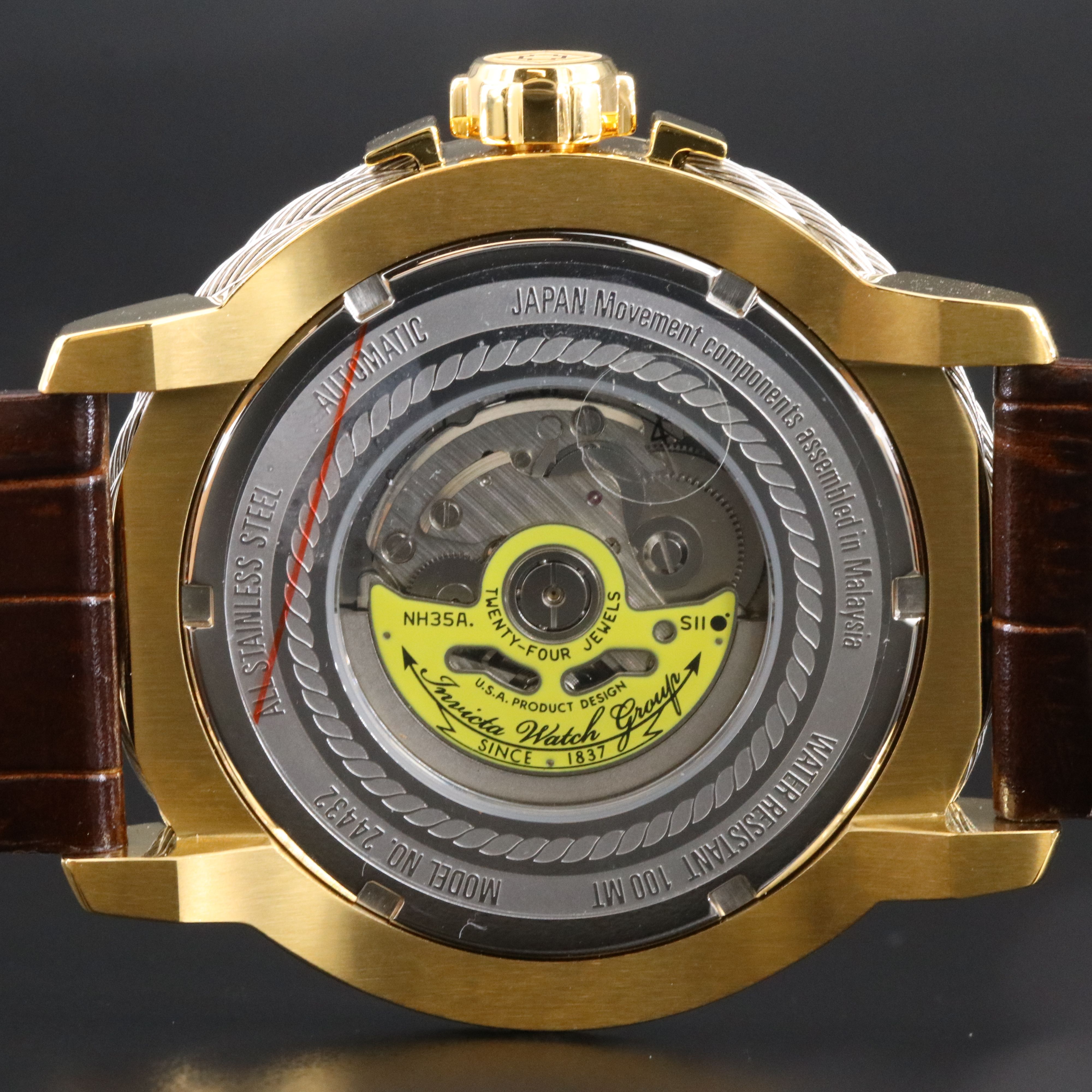 Invicta Bolt Abalone Dial Automatic Watch #24432