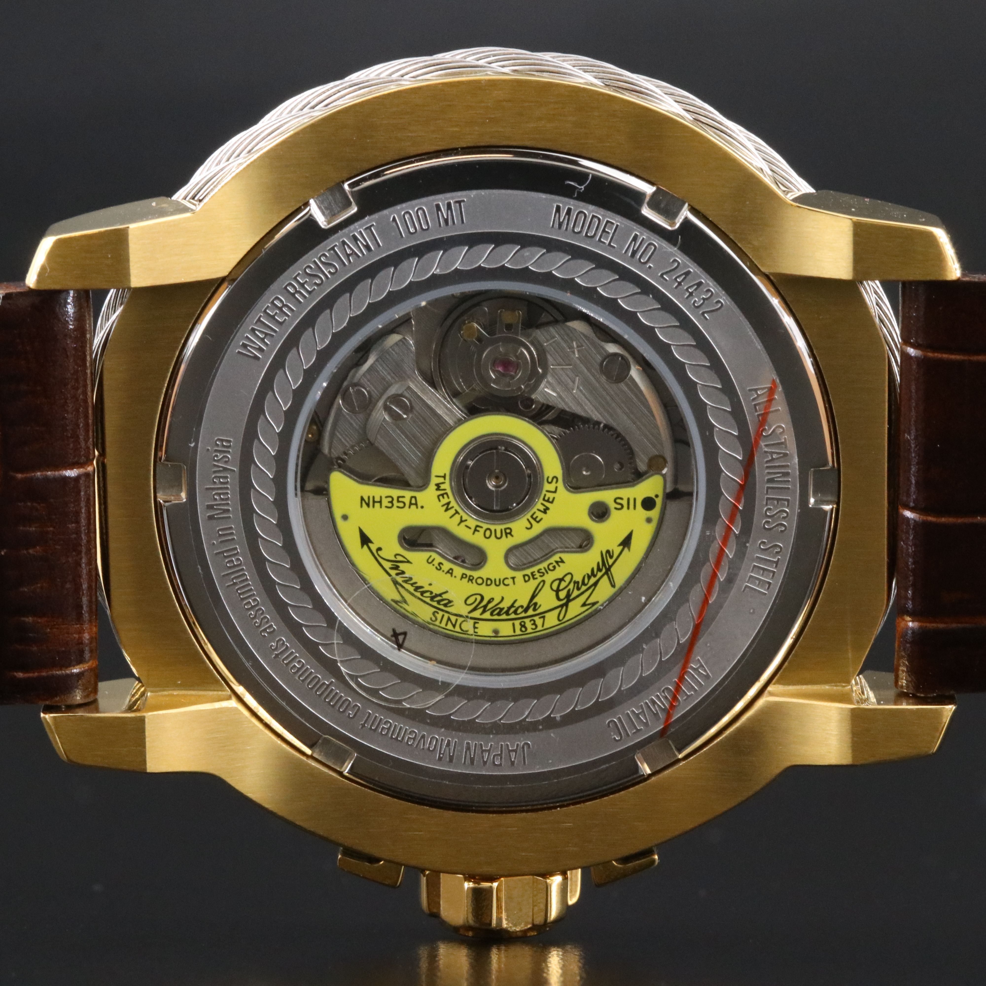 Invicta Bolt Abalone Dial Automatic Watch #24432