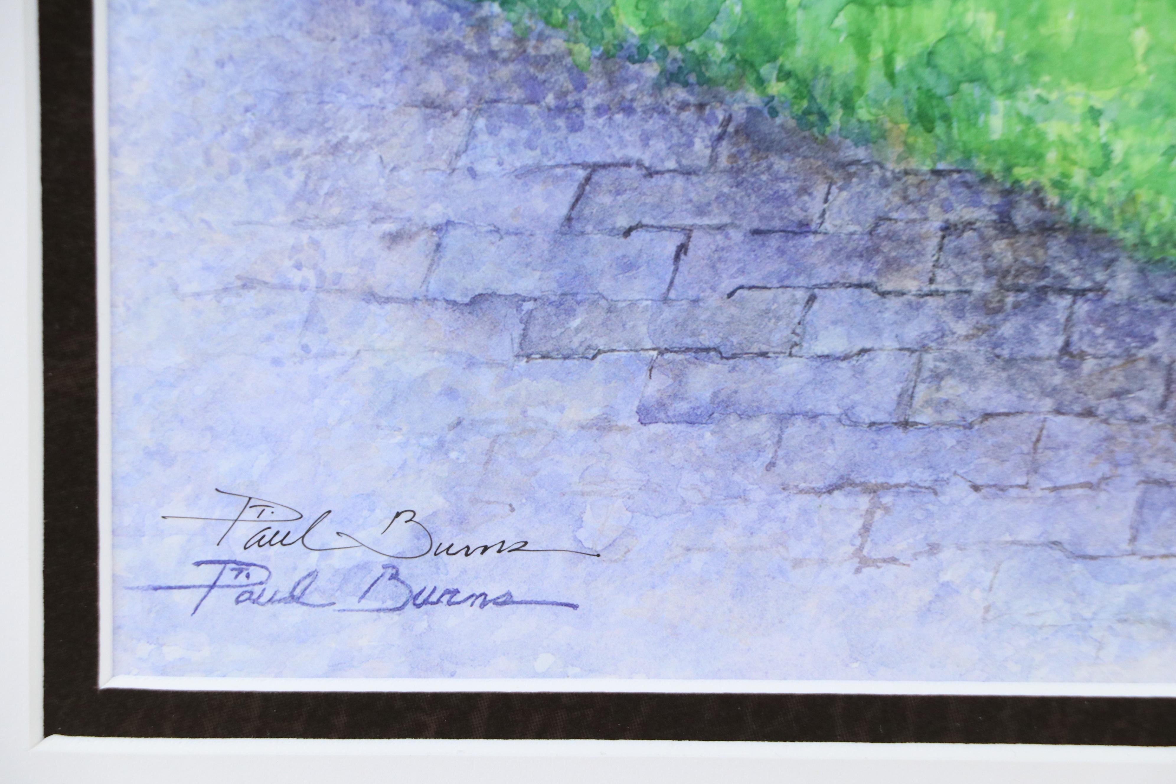 Paul Burns Giclée of Horse Racing Scene