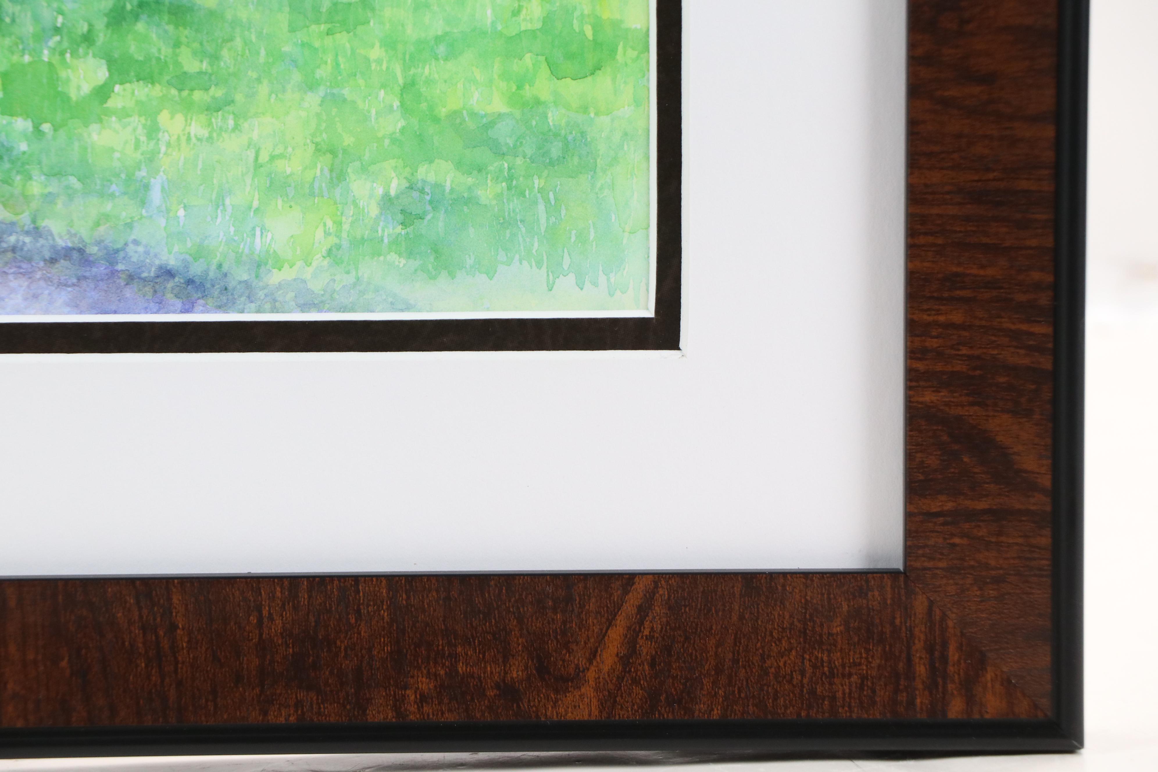 Paul Burns Giclée of Horse Racing Scene