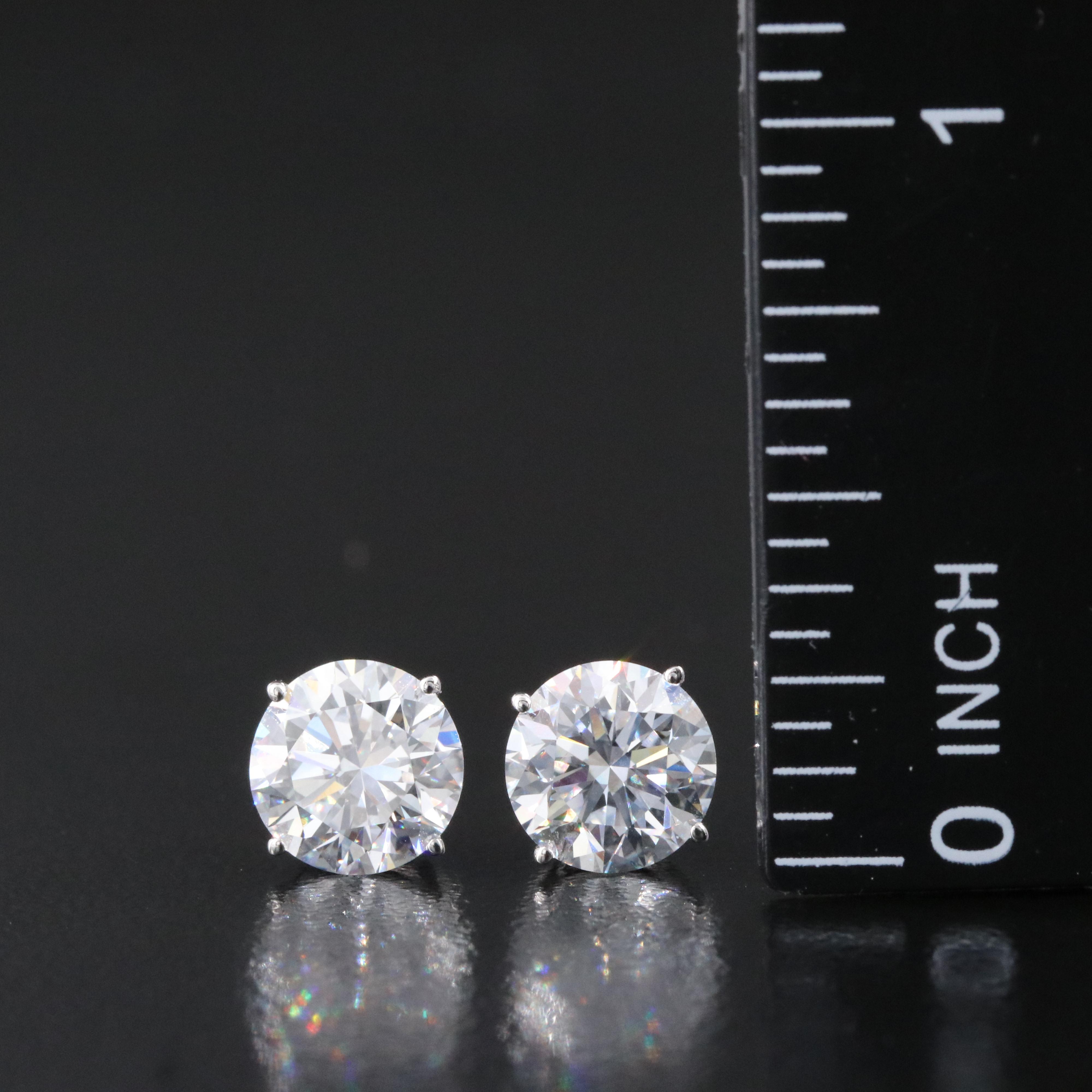 14K 3.10 CTW Lab Grown Diamond Stud Earrings