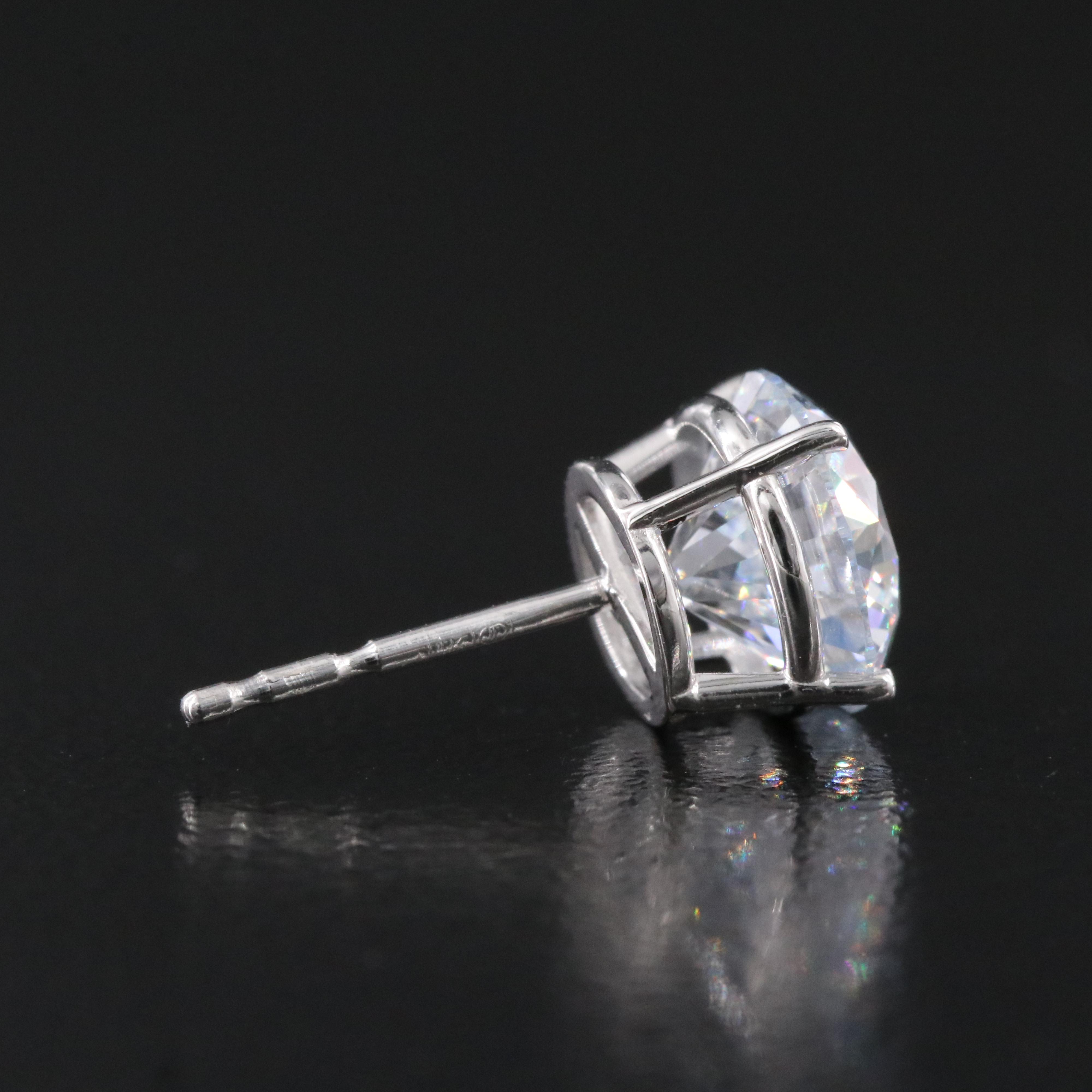 14K 3.10 CTW Lab Grown Diamond Stud Earrings