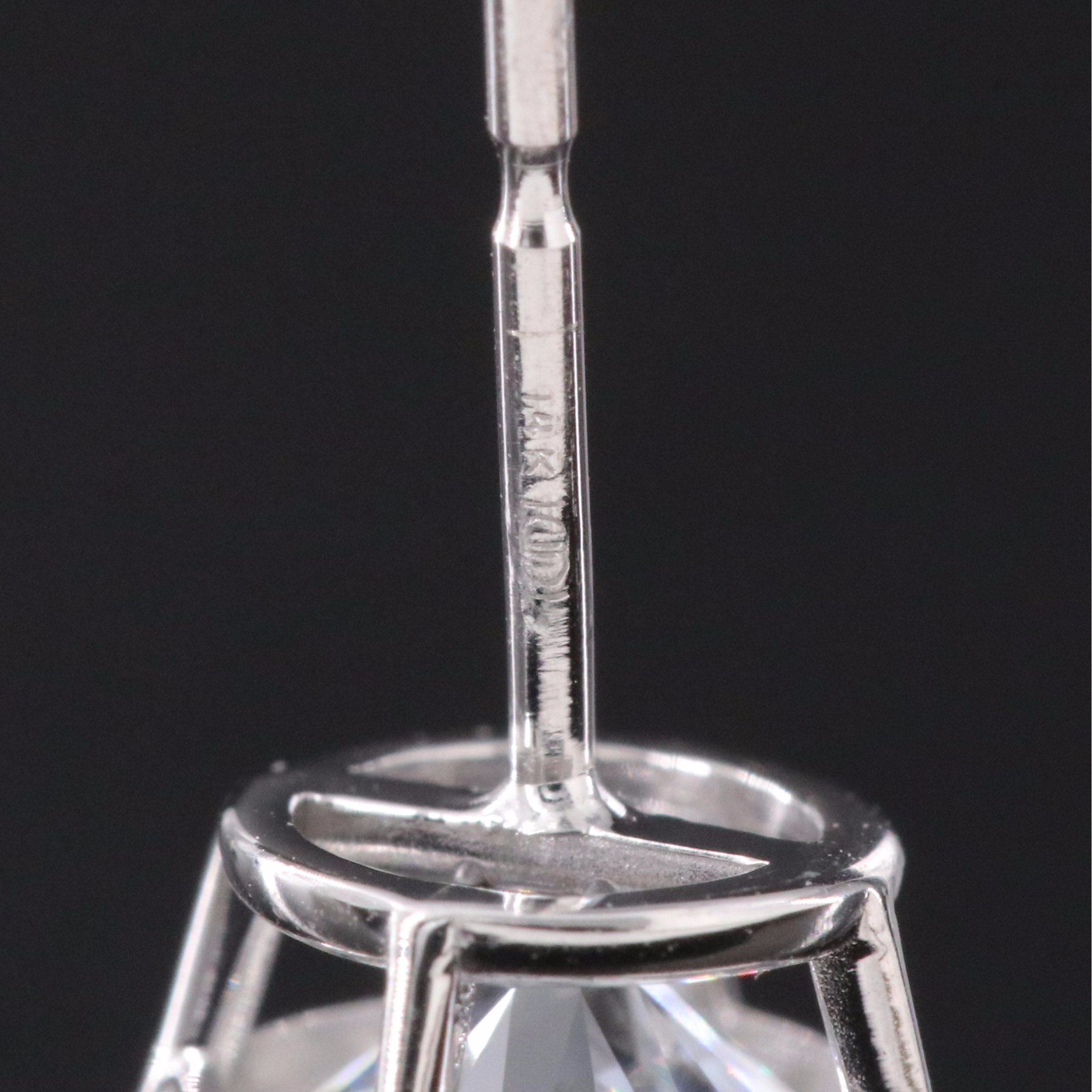 14K 3.10 CTW Lab Grown Diamond Stud Earrings