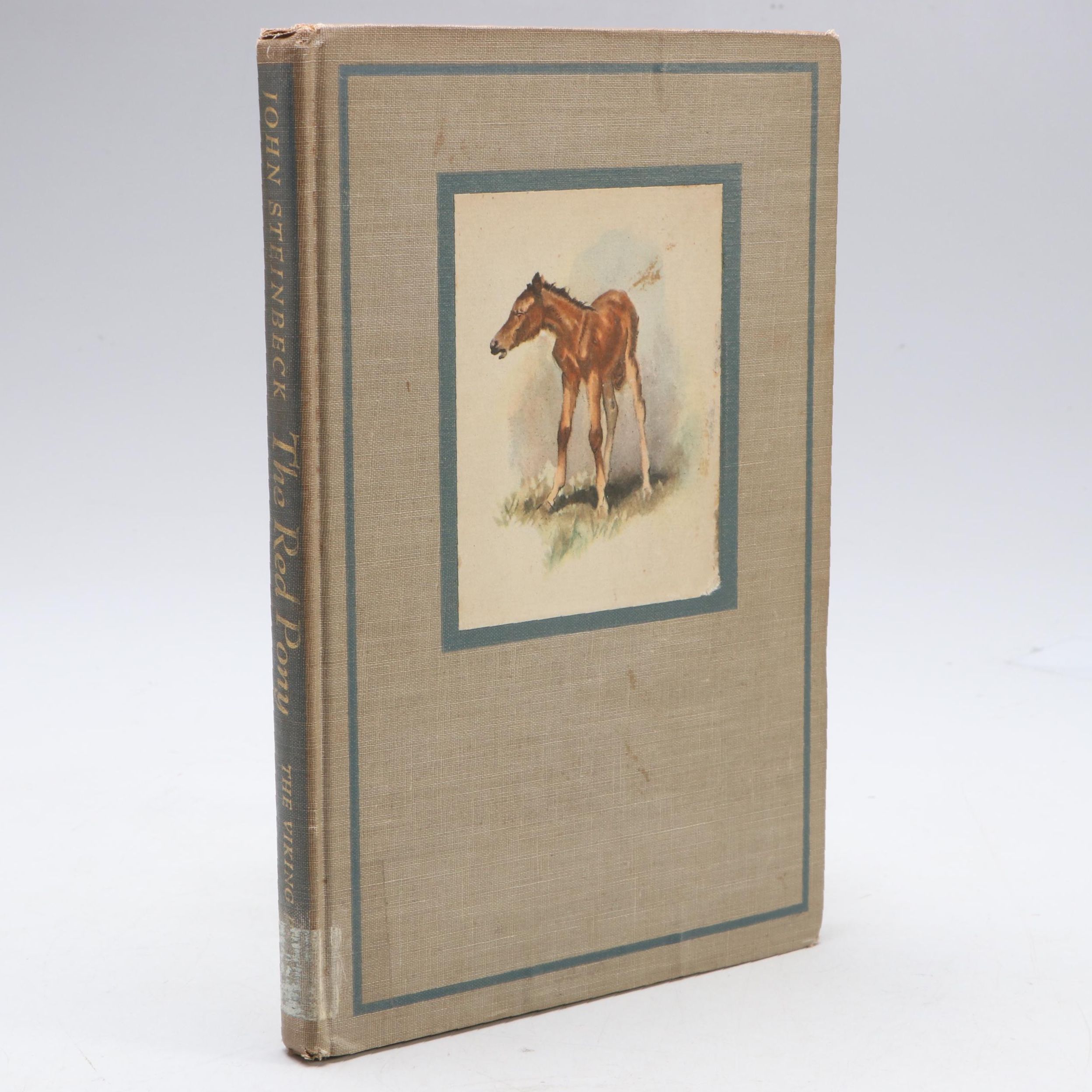 First Illustrated Edition "The Red Pony" by John Steinbeck, 1945