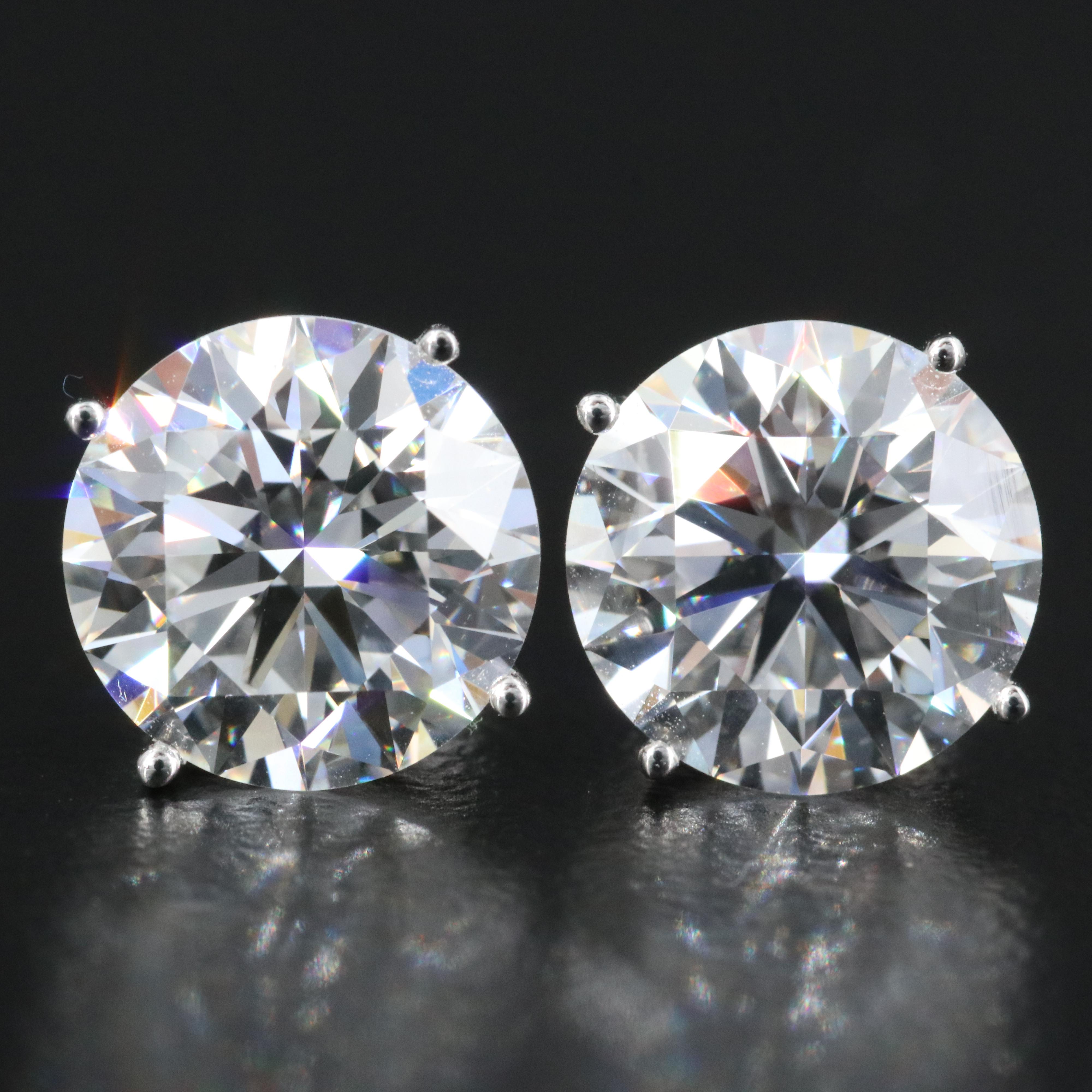 14K 4.00 CTW Lab Grown Diamond Stud Earrings