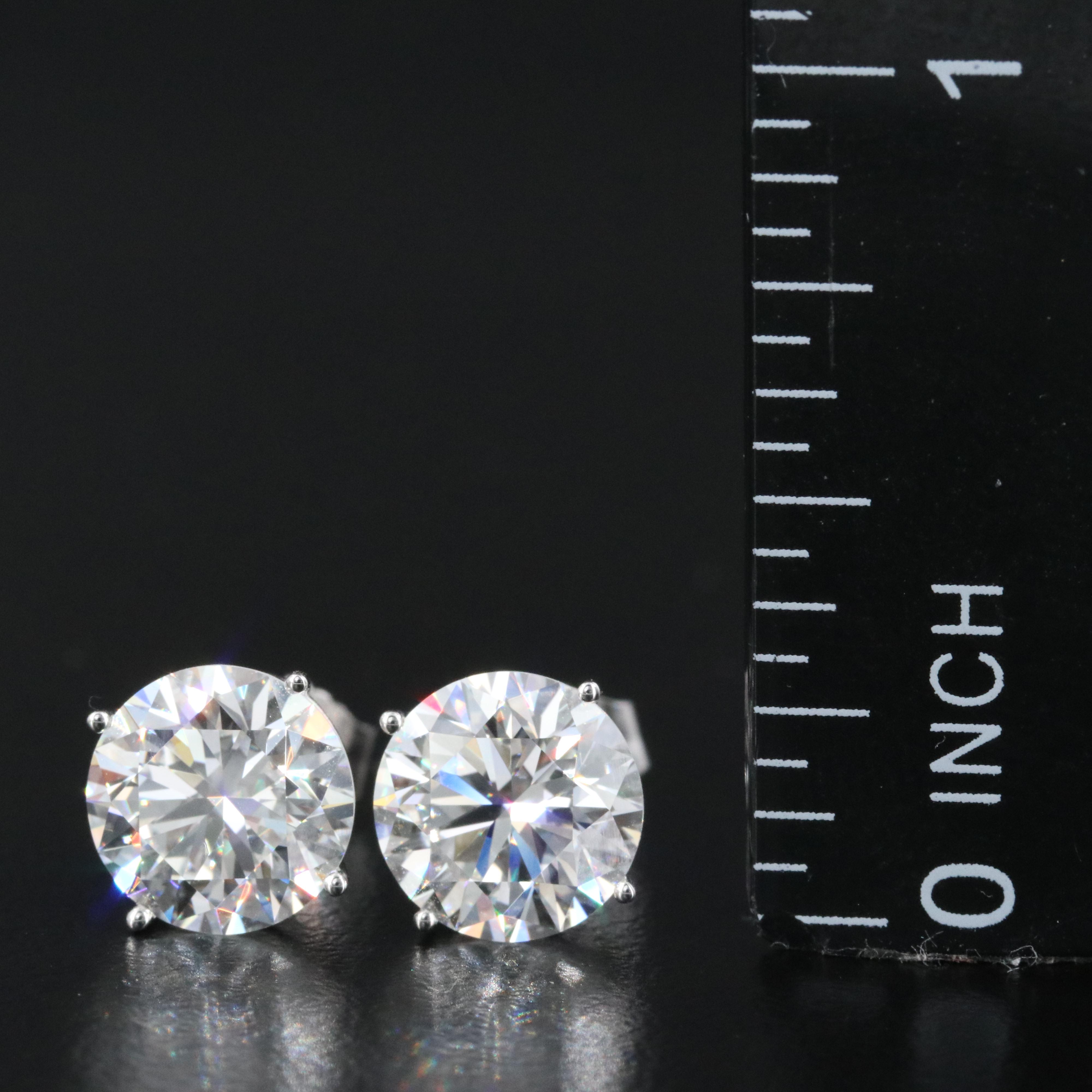 14K 4.00 CTW Lab Grown Diamond Stud Earrings