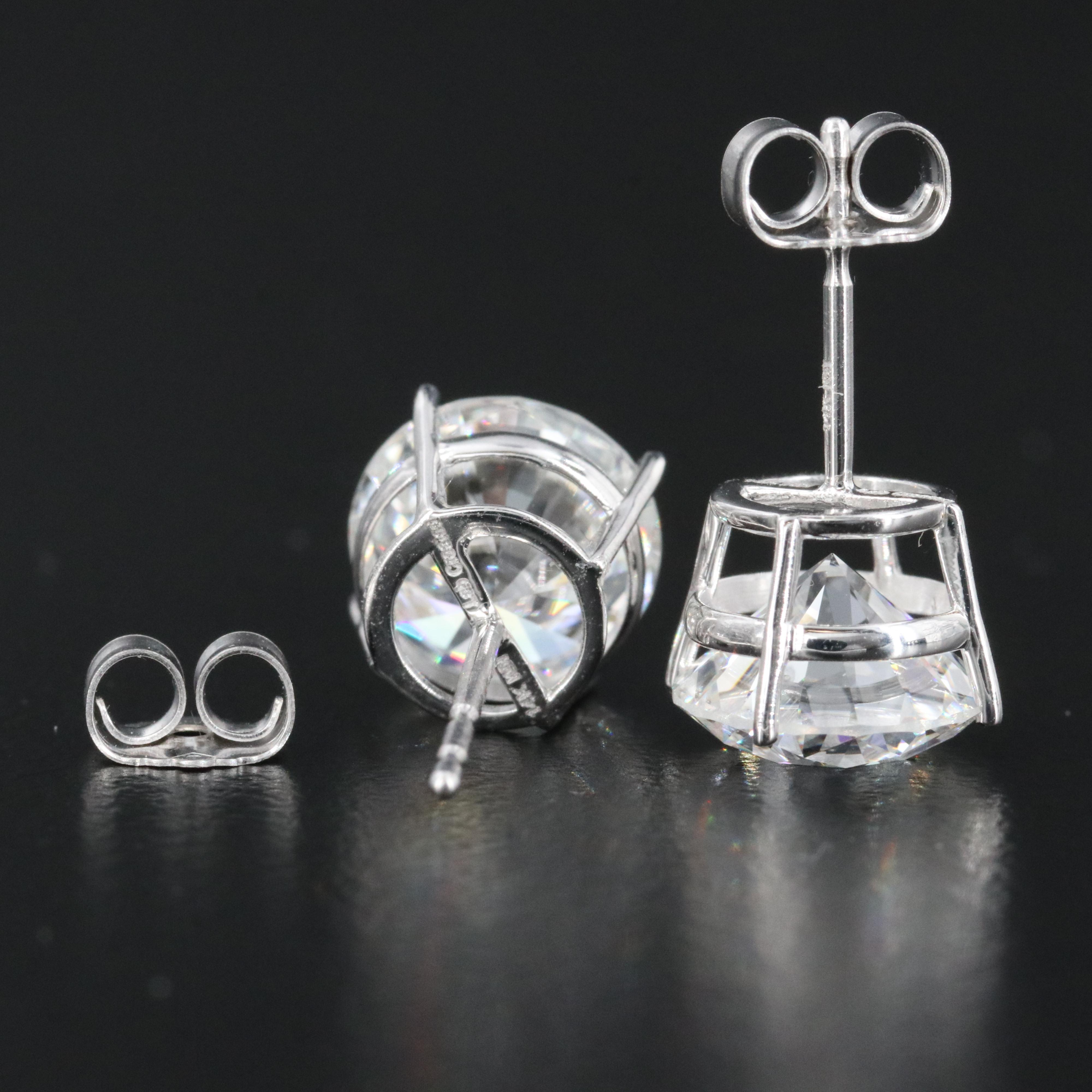 14K 4.00 CTW Lab Grown Diamond Stud Earrings