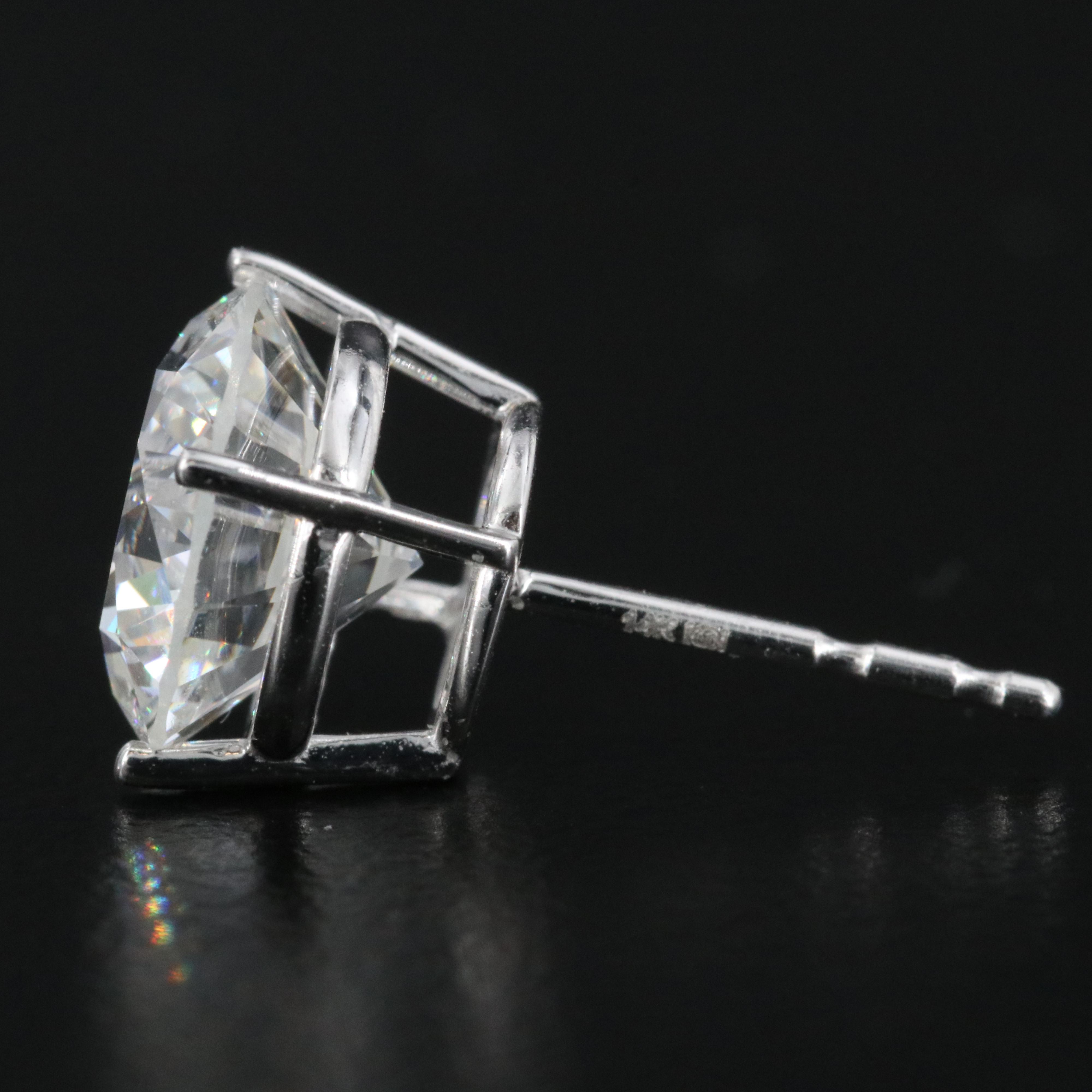 14K 4.00 CTW Lab Grown Diamond Stud Earrings