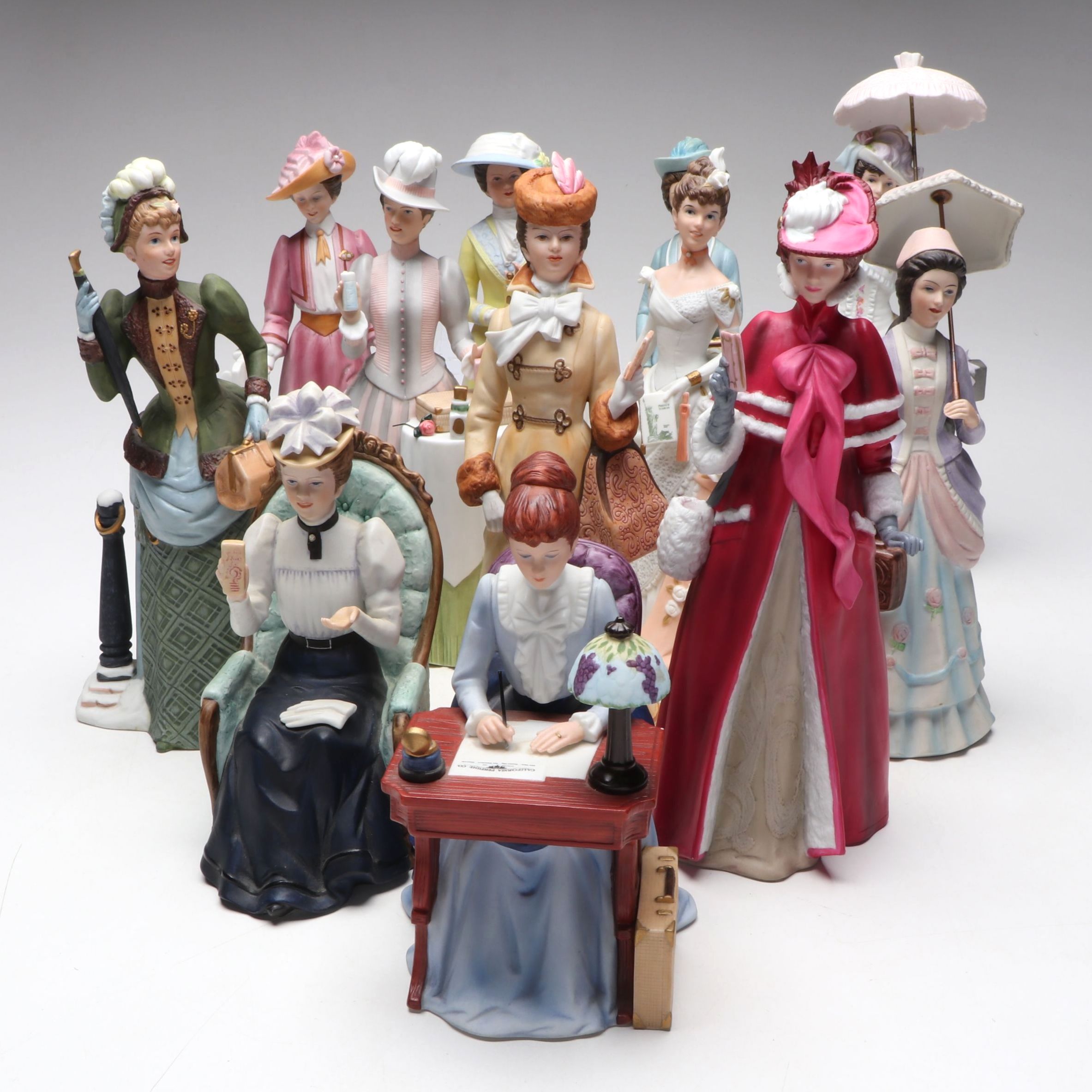 Avon President's Club "Albee Award" Porcelain Figures