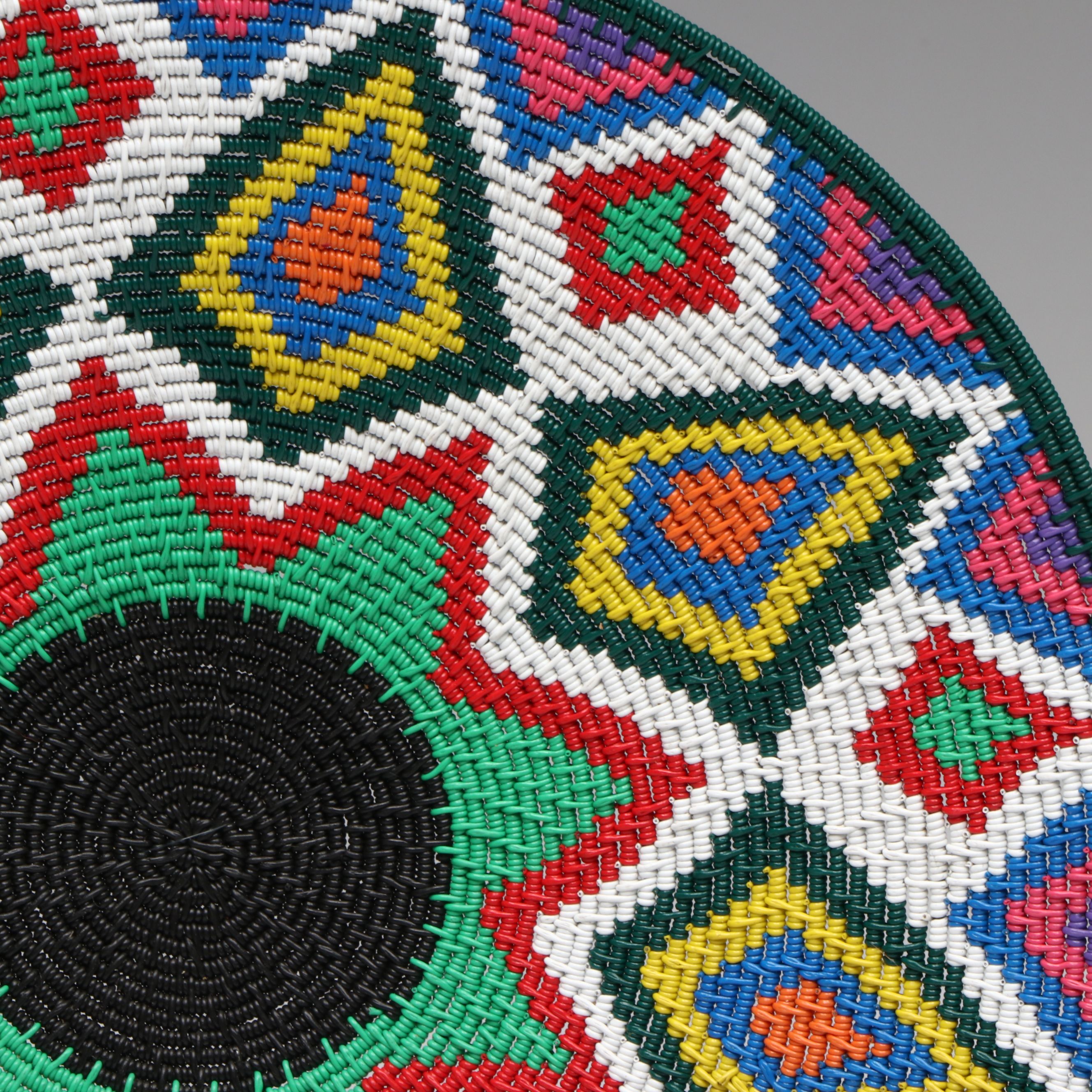 Mathombi Ntsheingase with Other Zulu Telephone Wire Baskets