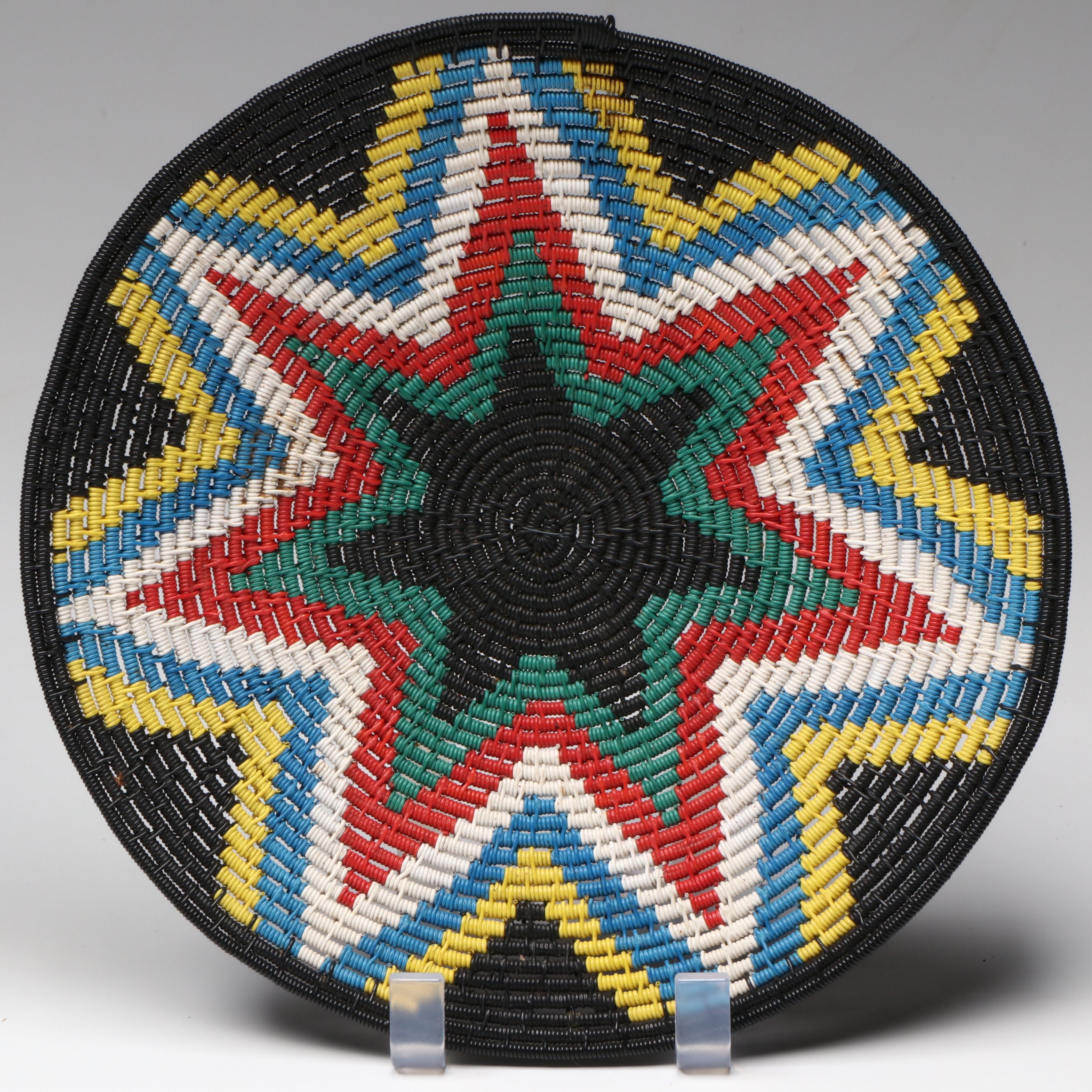 Mathombi Ntsheingase with Other Zulu Telephone Wire Baskets