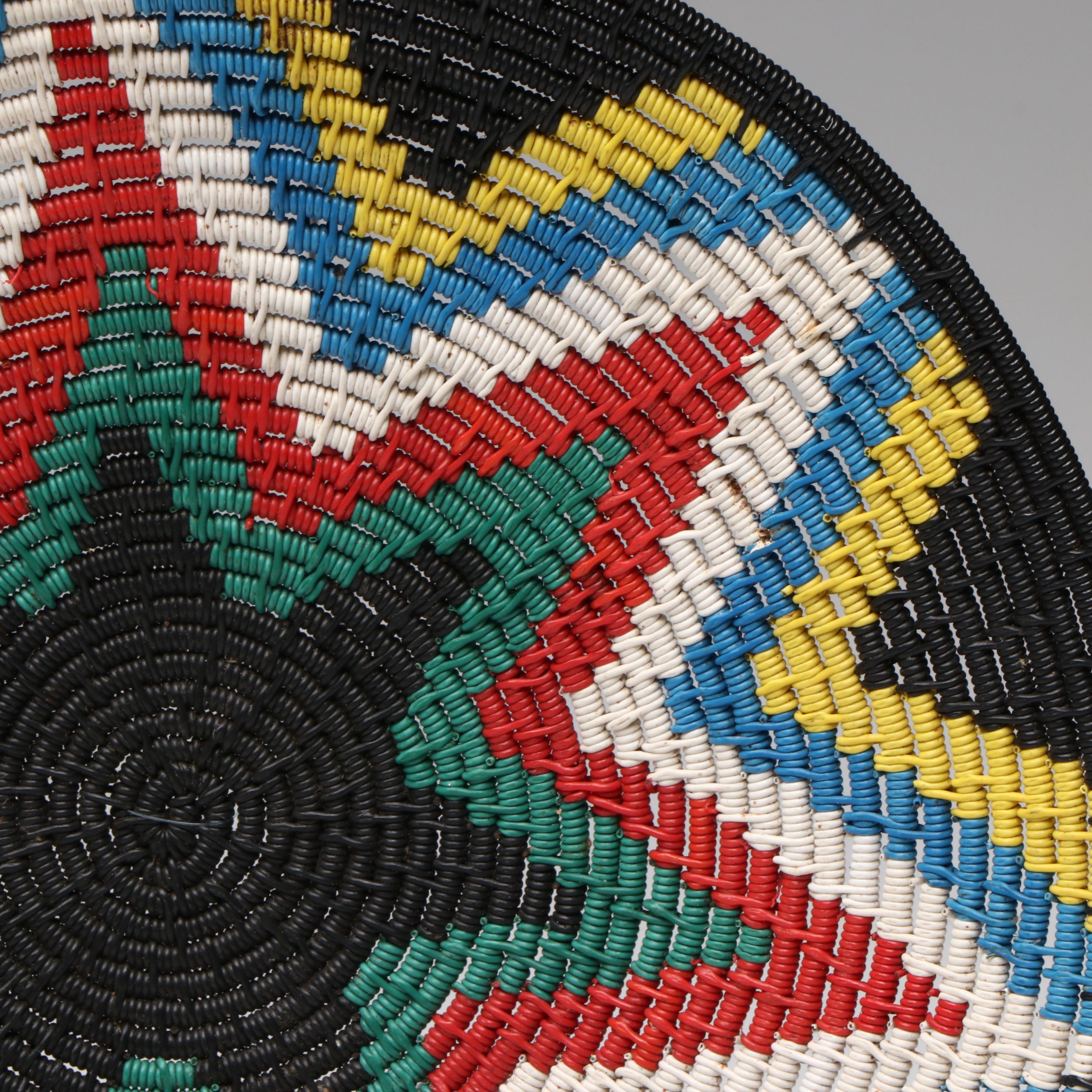 Mathombi Ntsheingase with Other Zulu Telephone Wire Baskets