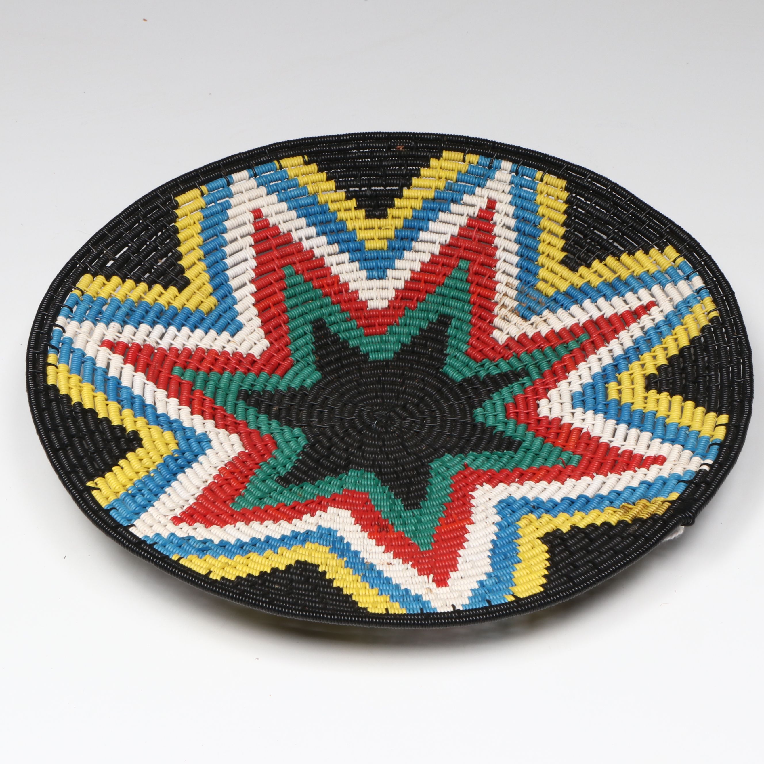 Mathombi Ntsheingase with Other Zulu Telephone Wire Baskets