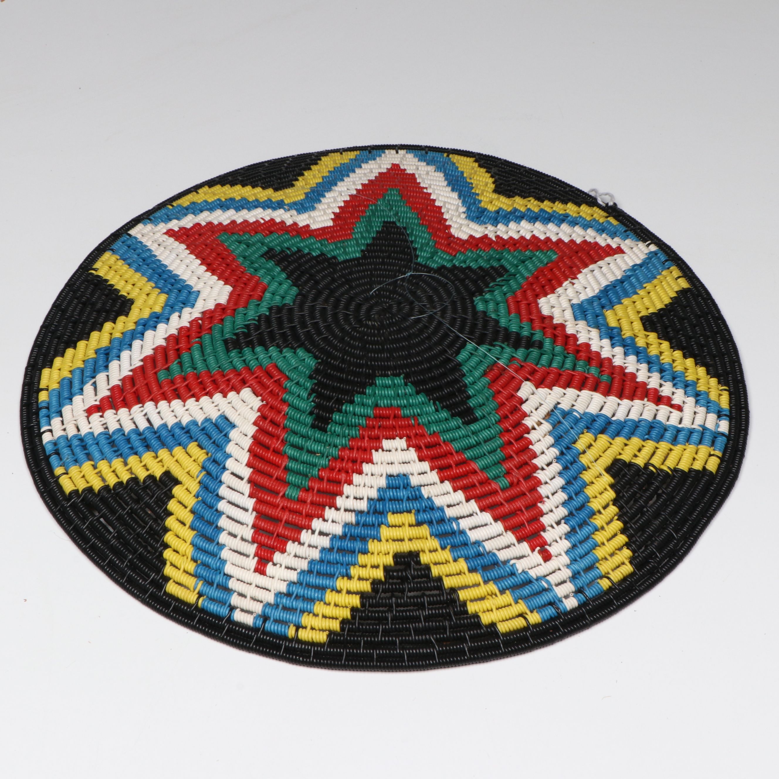 Mathombi Ntsheingase with Other Zulu Telephone Wire Baskets