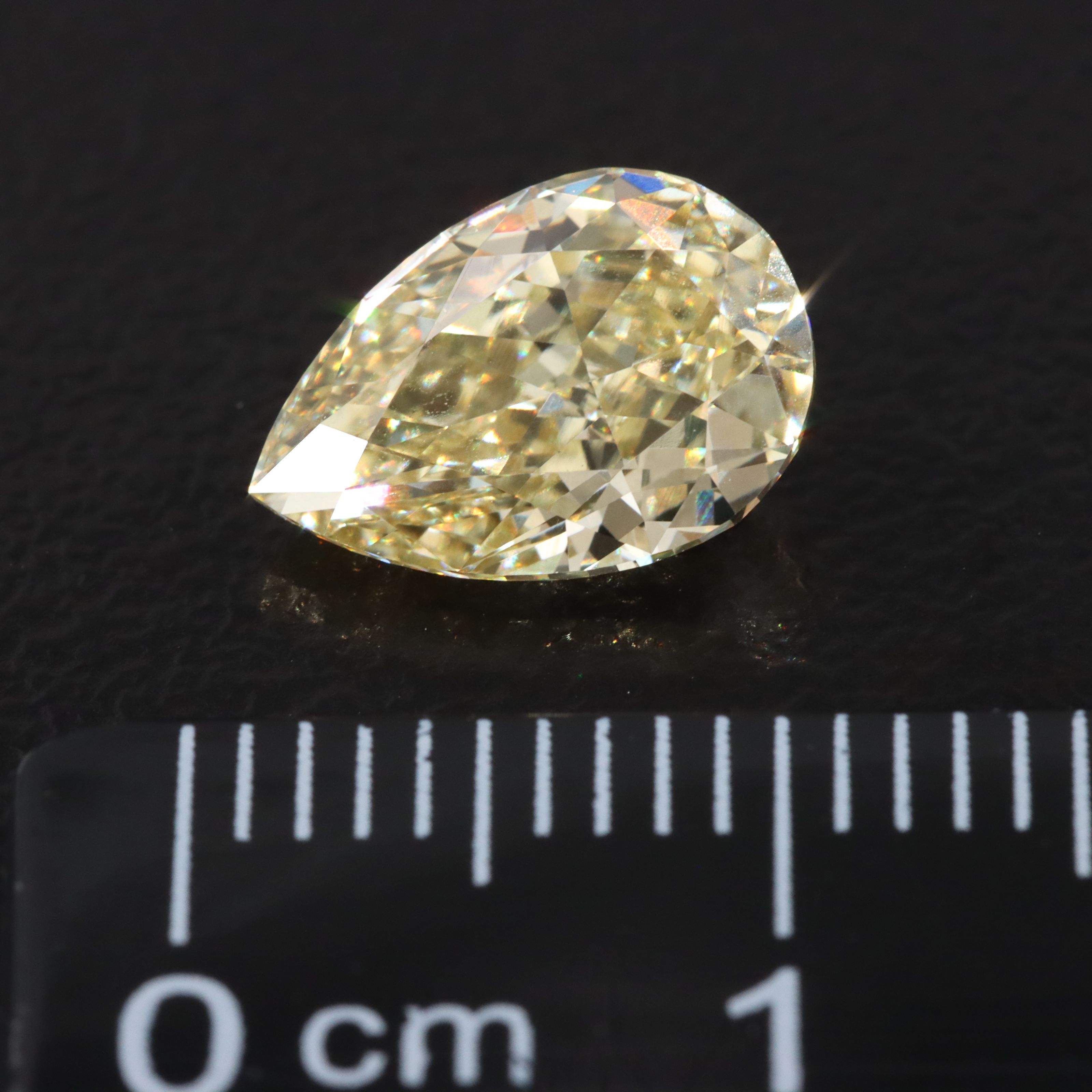 Loose 2.08 CT Lab Grown Fancy Yellow Diamond with IGI Report