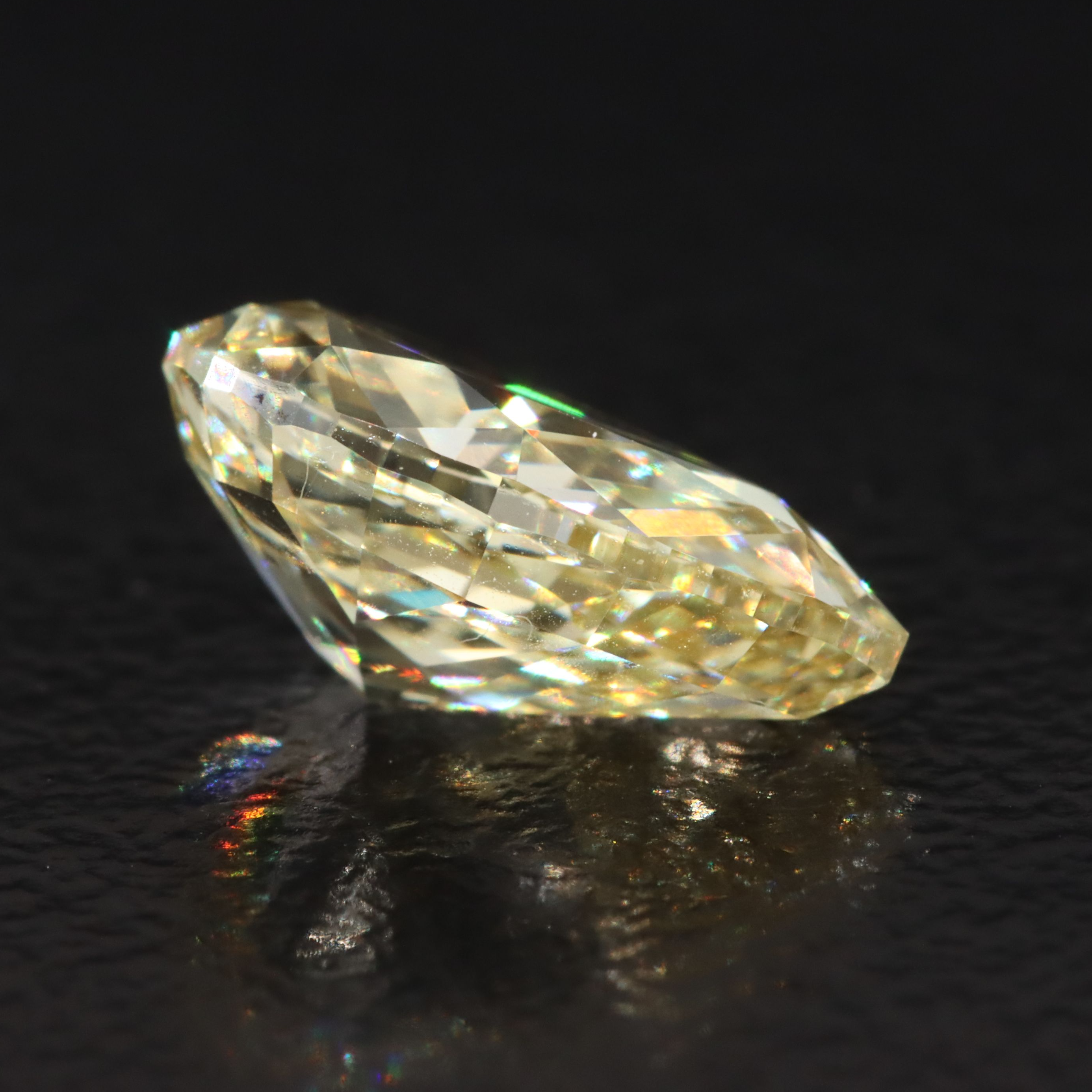 Loose 2.08 CT Lab Grown Fancy Yellow Diamond with IGI Report