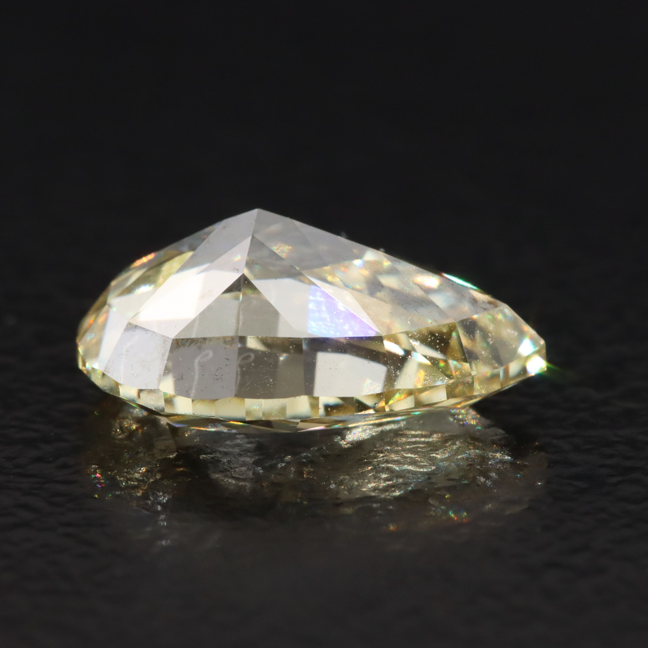 Loose 2.08 CT Lab Grown Fancy Yellow Diamond with IGI Report