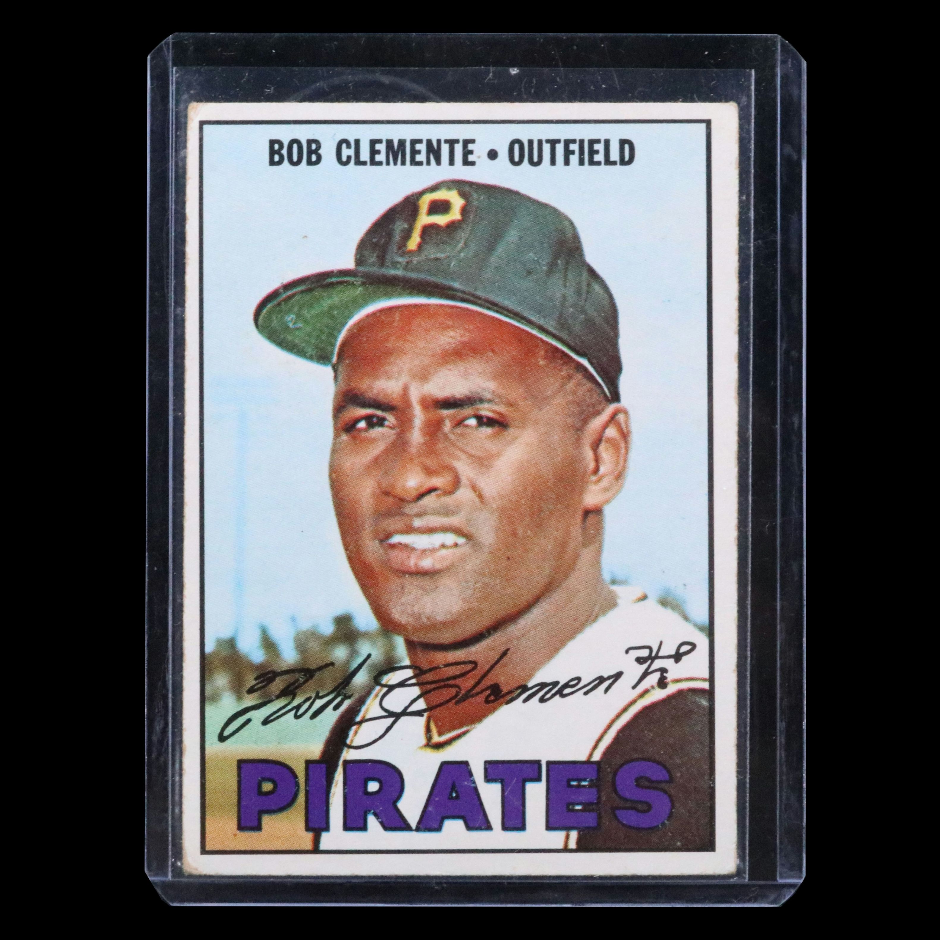 1967 Topps Roberto Clemente Pittsburgh Pirates Baseball Card
