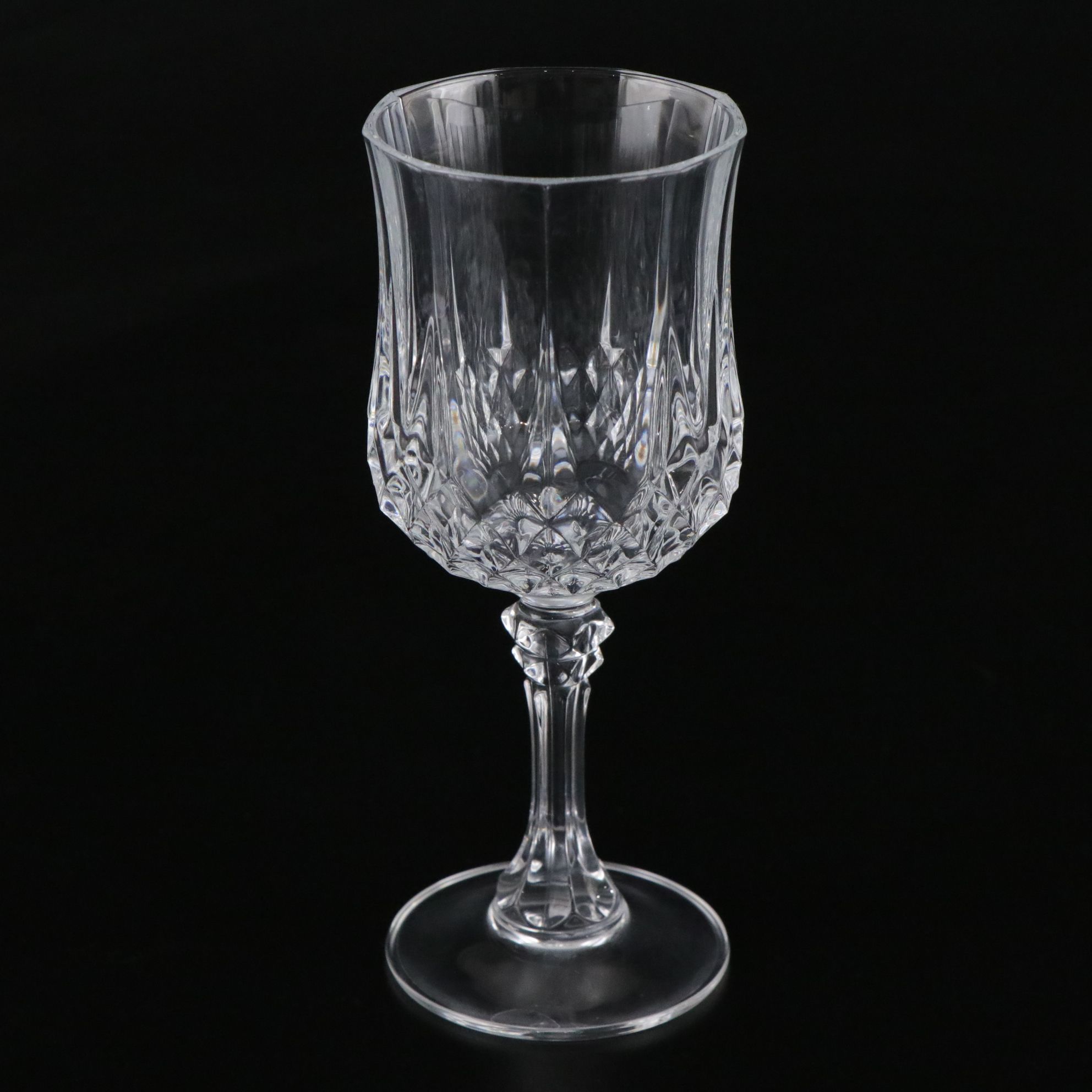 Cristal d'Arques Durand "Longchamp" Crystal Water Goblets, Brandy Glasses & More