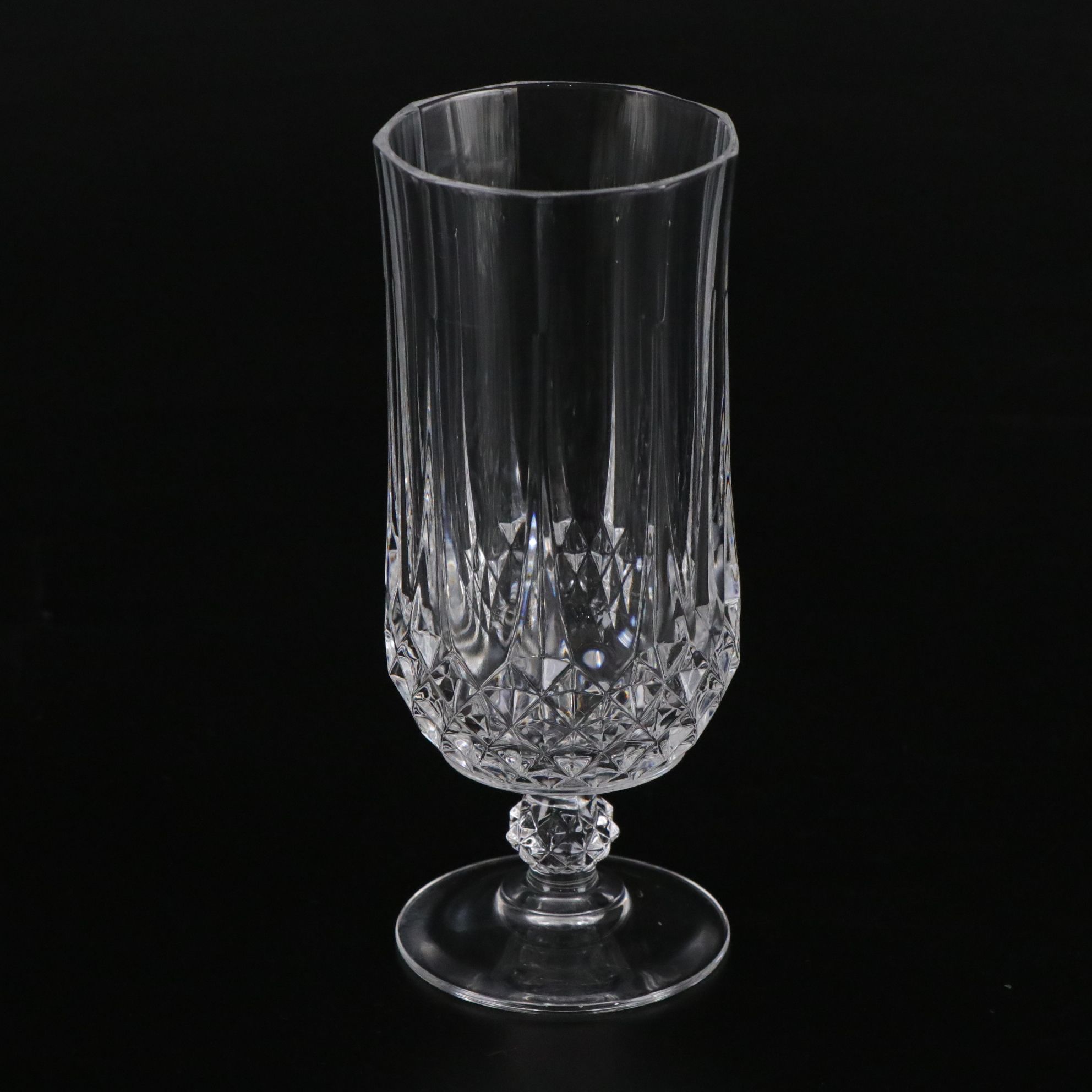 Cristal d'Arques Durand "Longchamp" Crystal Water Goblets, Brandy Glasses & More