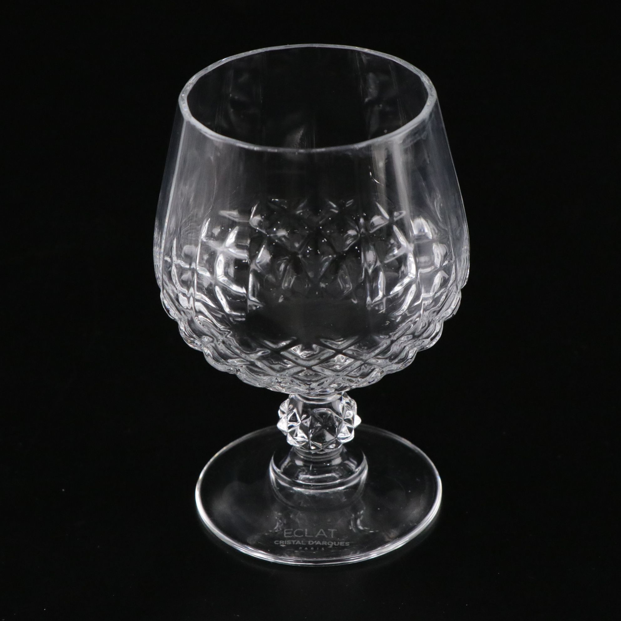 Cristal d'Arques Durand "Longchamp" Crystal Water Goblets, Brandy Glasses & More