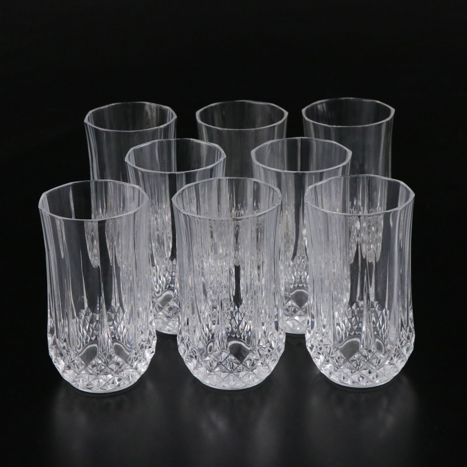 Cristal d'Arques Durand "Longchamp" Crystal Water Goblets, Brandy Glasses & More