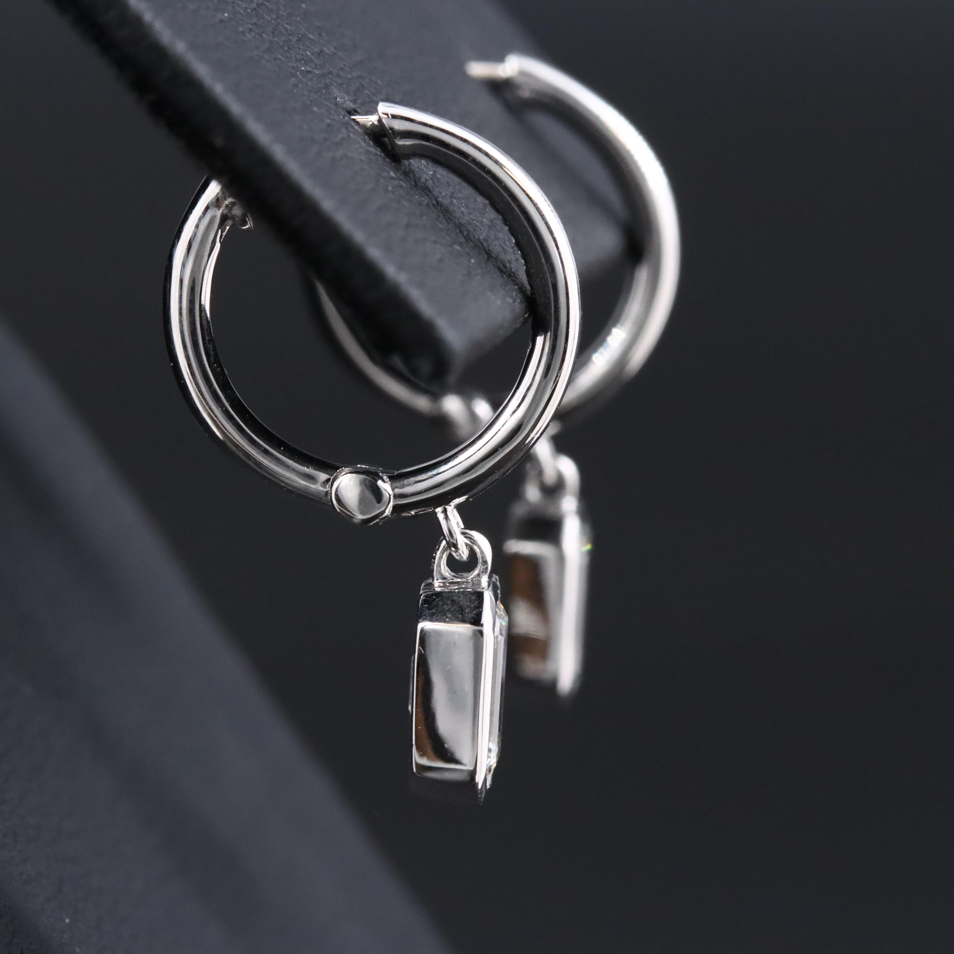 14K 1.50 CTW Lab Grown Diamond Drop Earrings