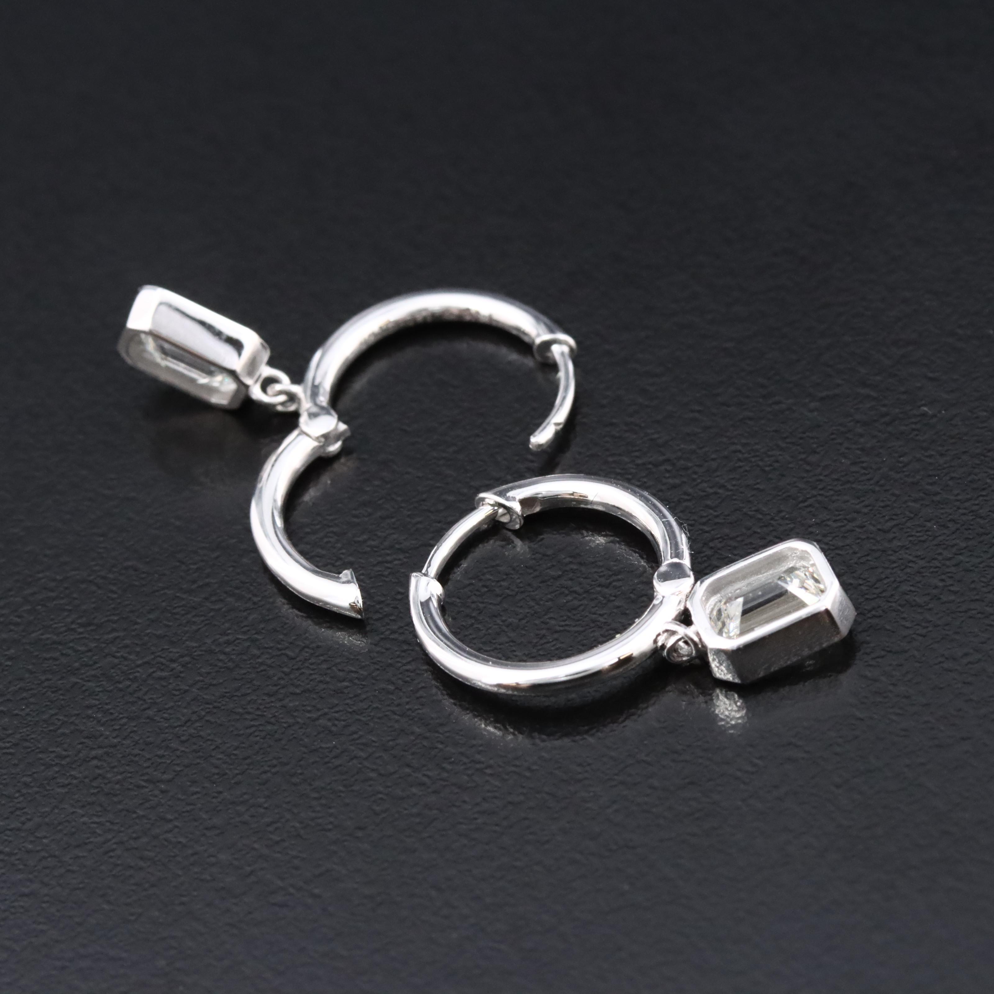 14K 1.50 CTW Lab Grown Diamond Drop Earrings