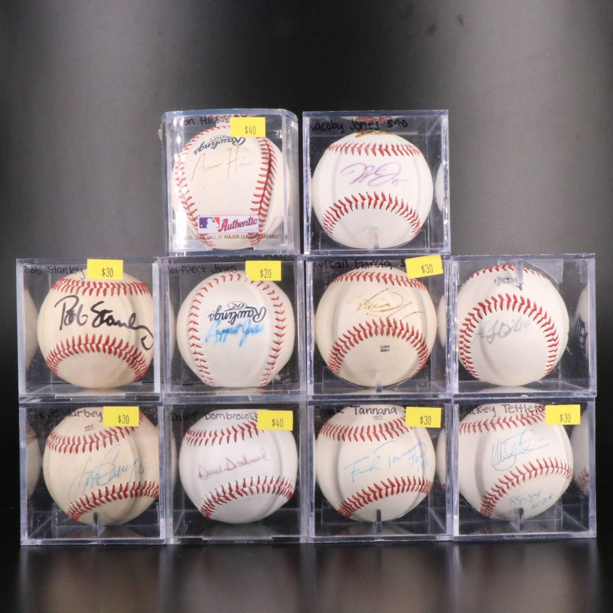 Dave Dombrowski, Steve Garvey, Aaron Hicks, and More Signed Baseballs