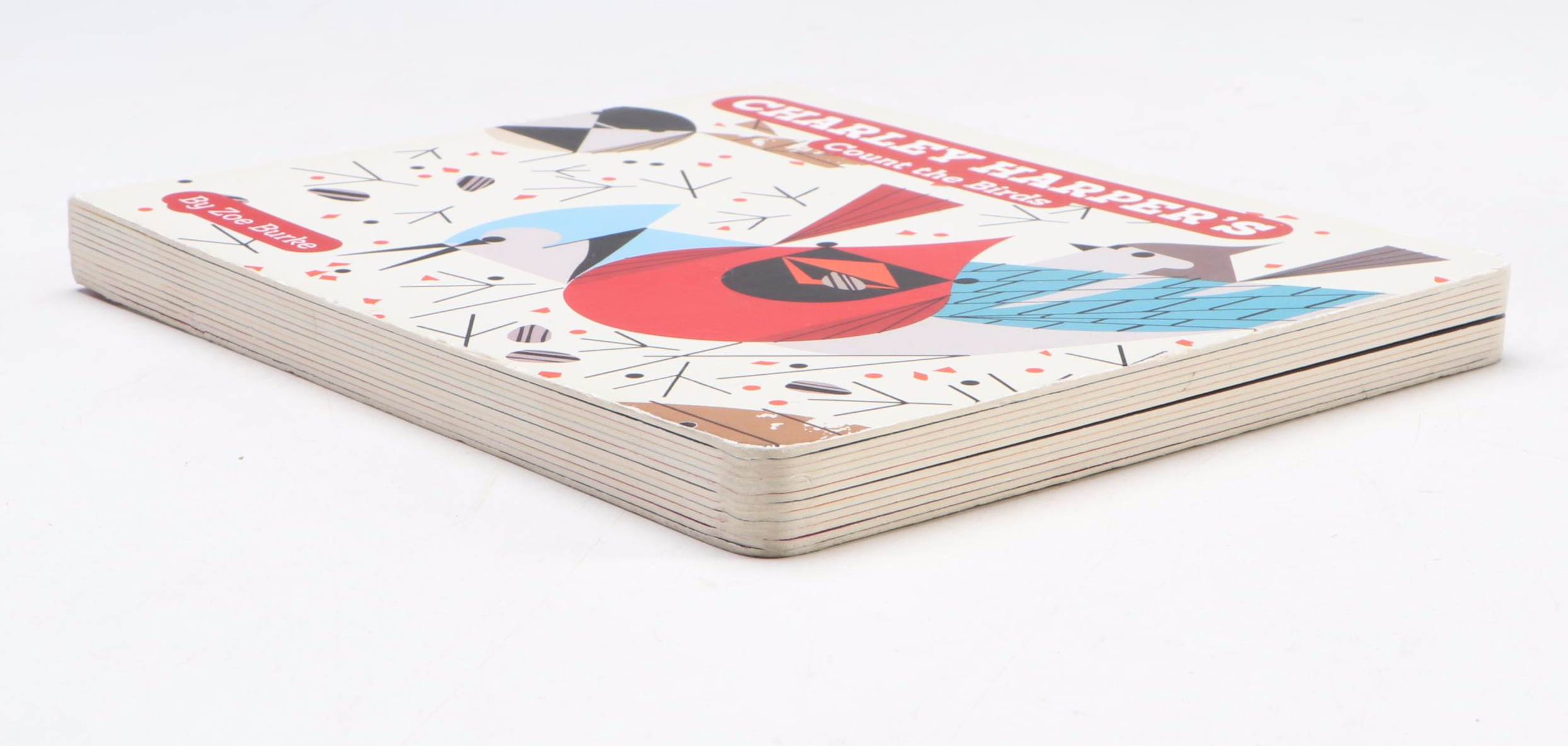 Illustrated "Charley Harper's Count the Birds" by Zoe Burke, 2016