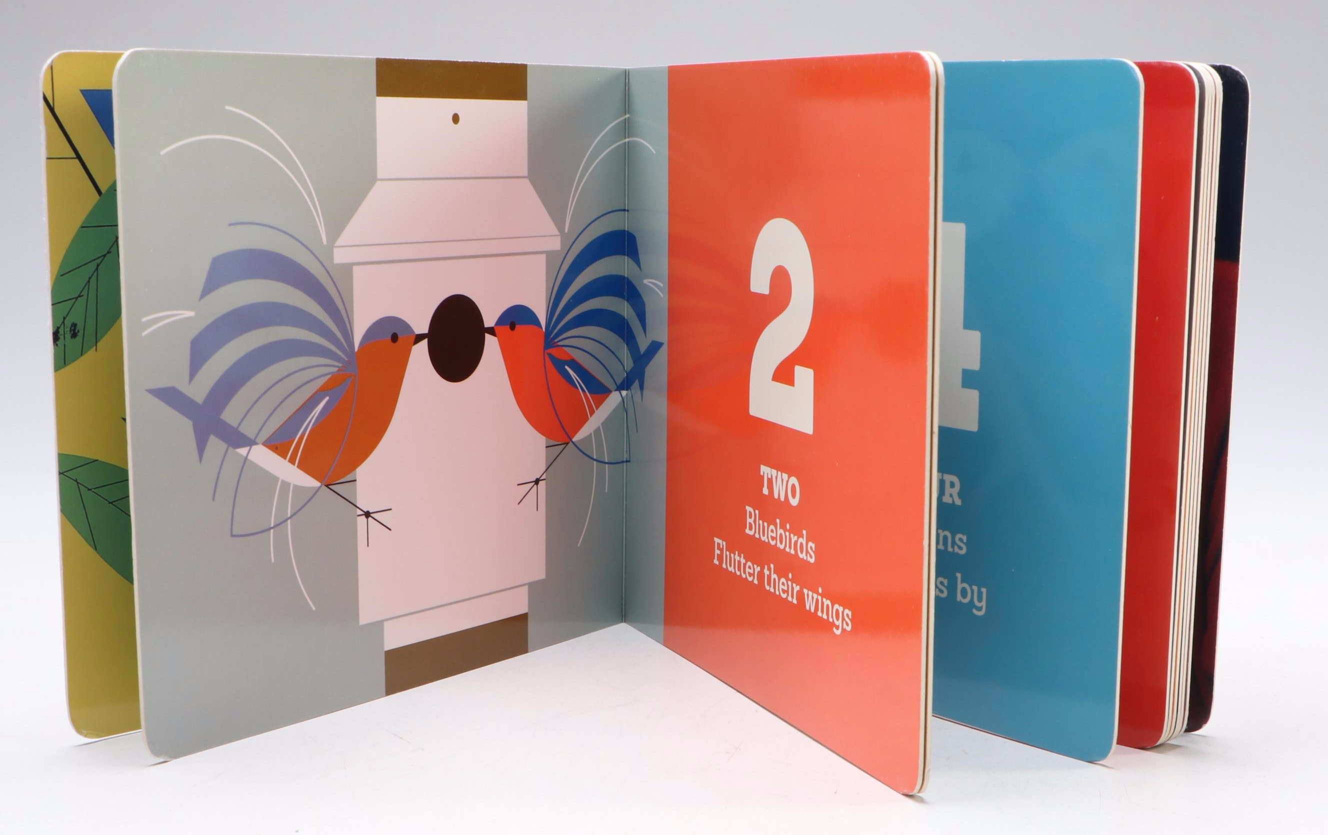 Illustrated "Charley Harper's Count the Birds" by Zoe Burke, 2016