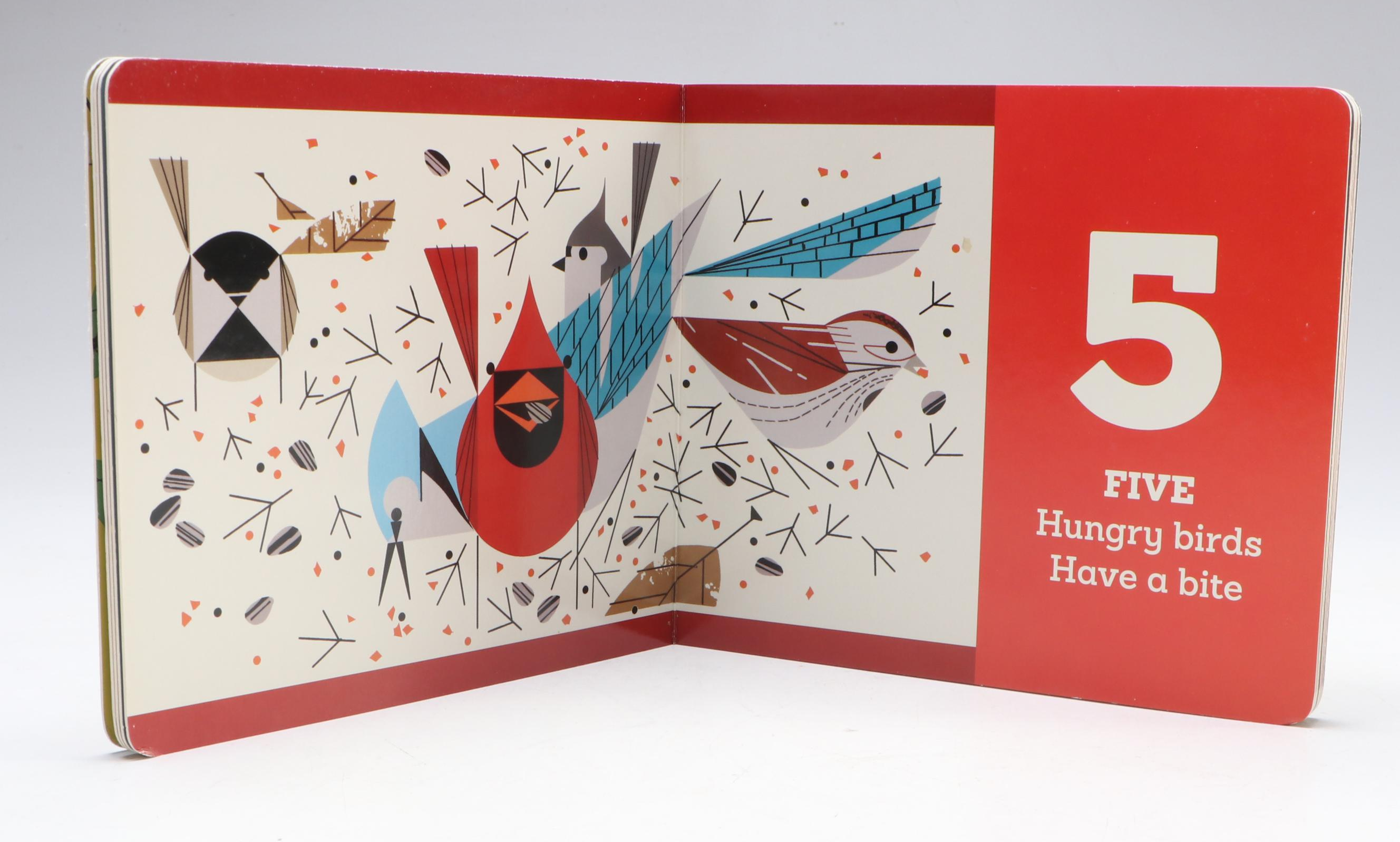 Illustrated "Charley Harper's Count the Birds" by Zoe Burke, 2016
