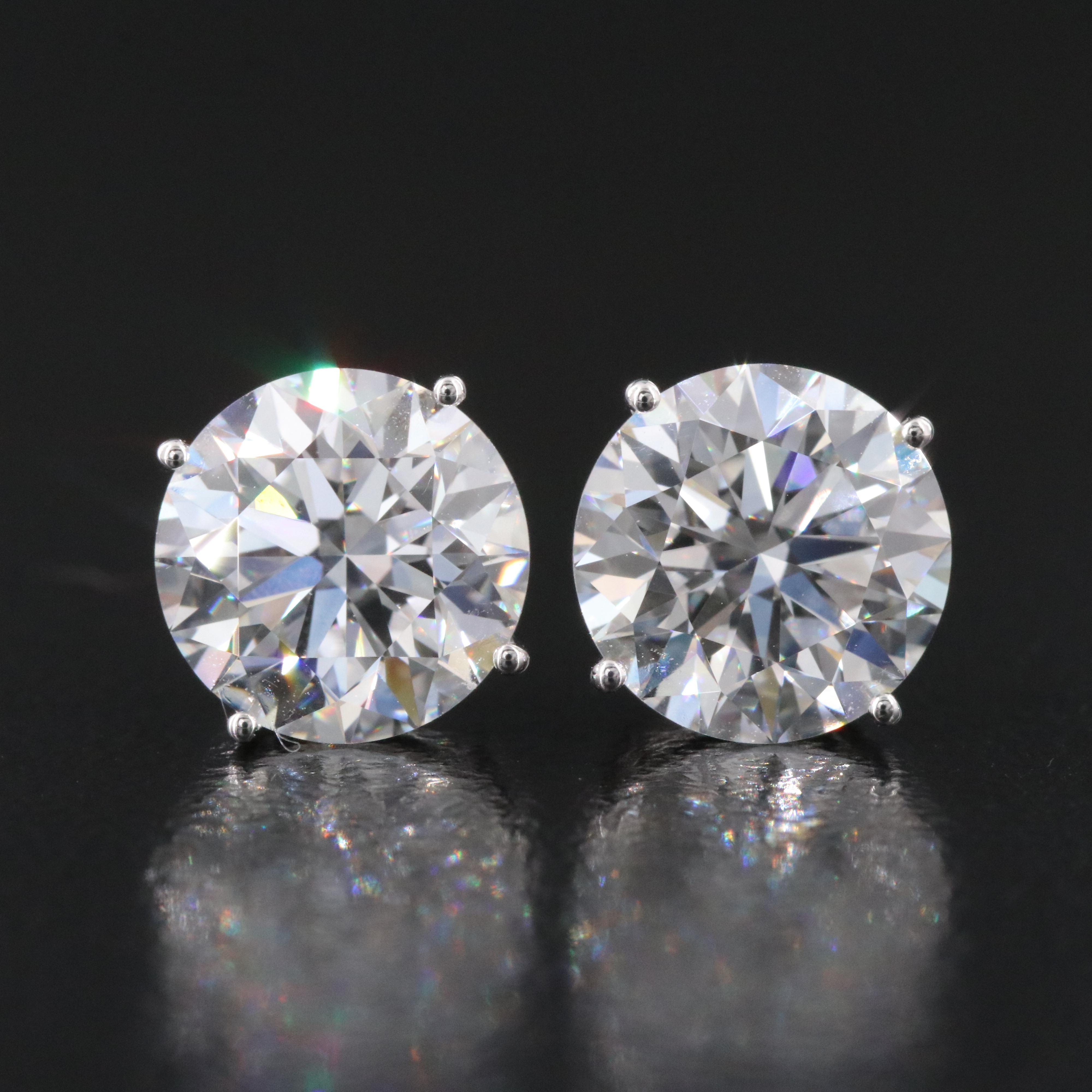 14K 4.00 CTW Lab Grown Diamond Stud Earrings
