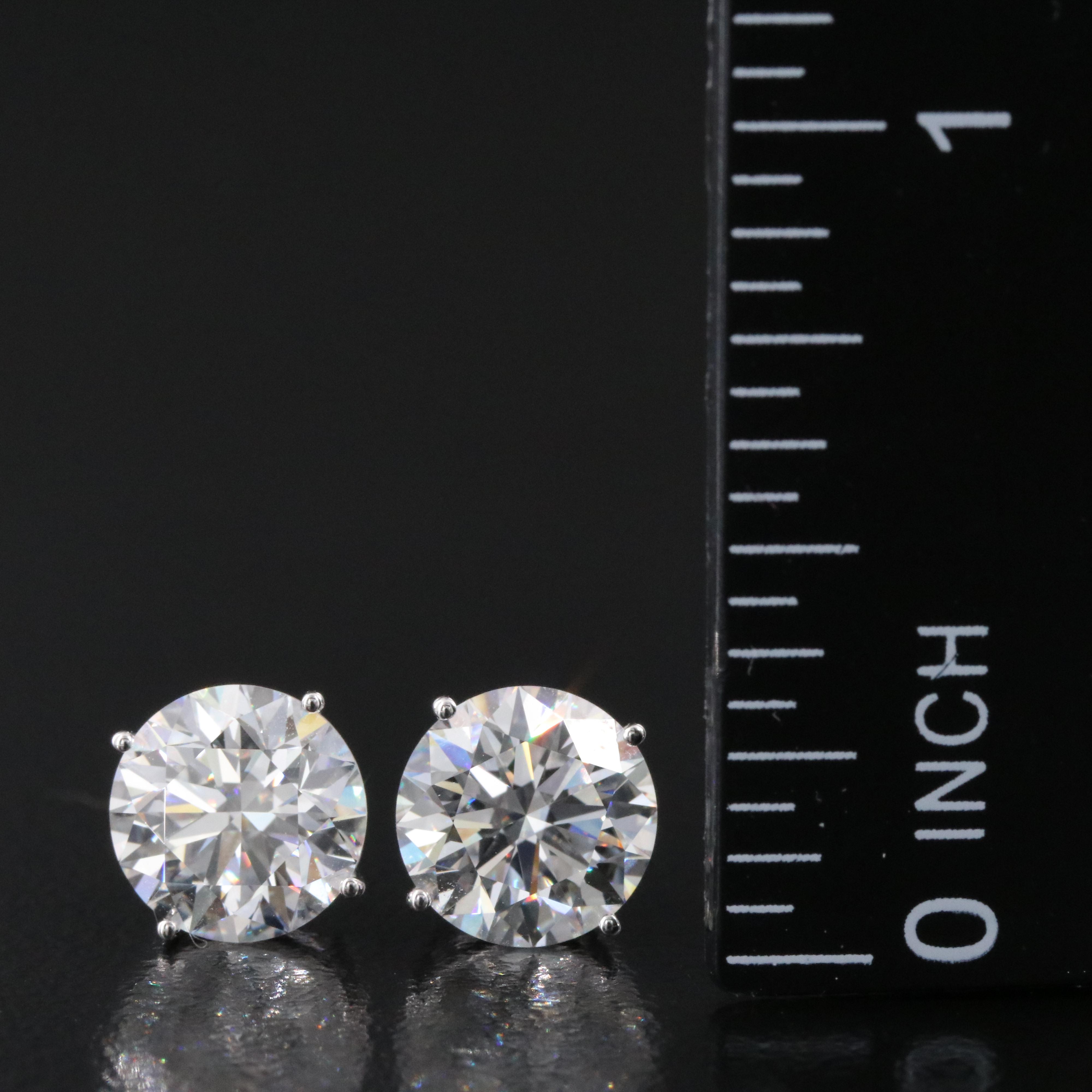 14K 4.00 CTW Lab Grown Diamond Stud Earrings