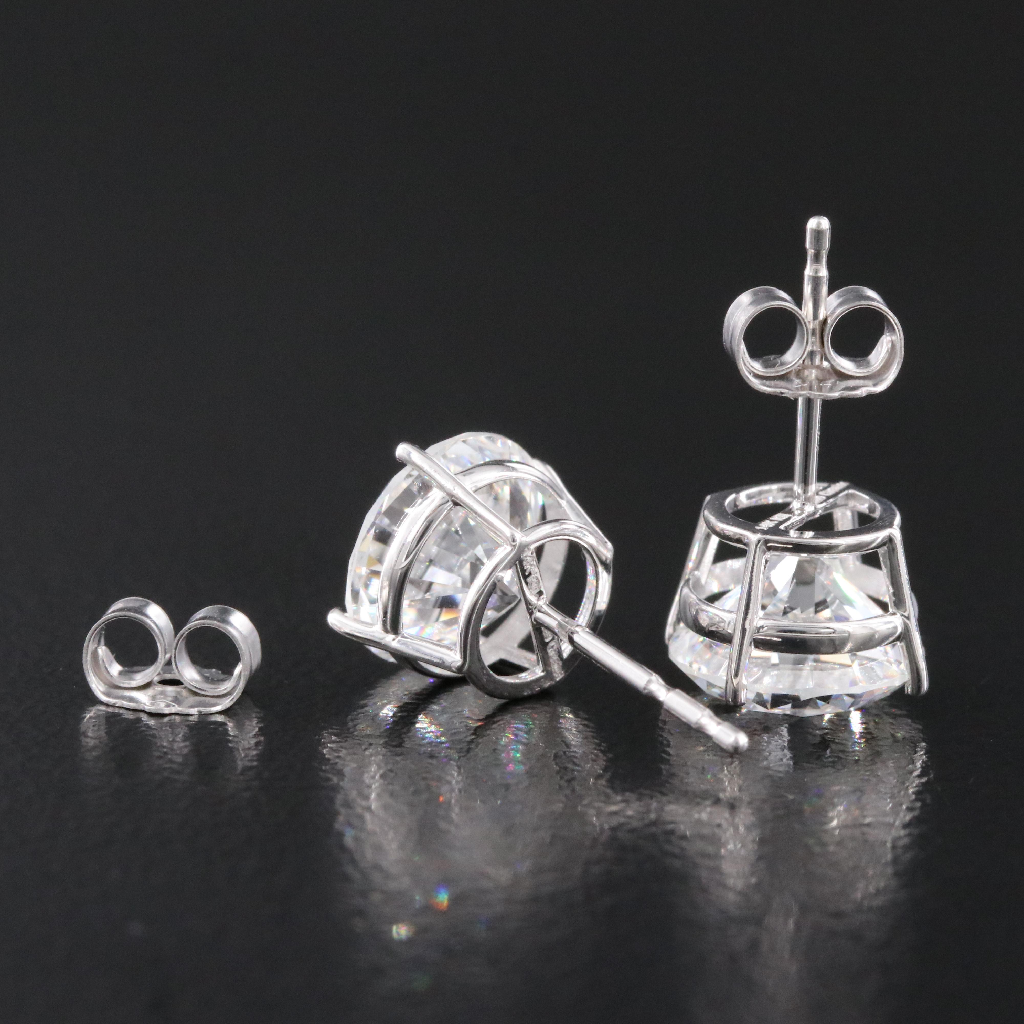 14K 4.00 CTW Lab Grown Diamond Stud Earrings