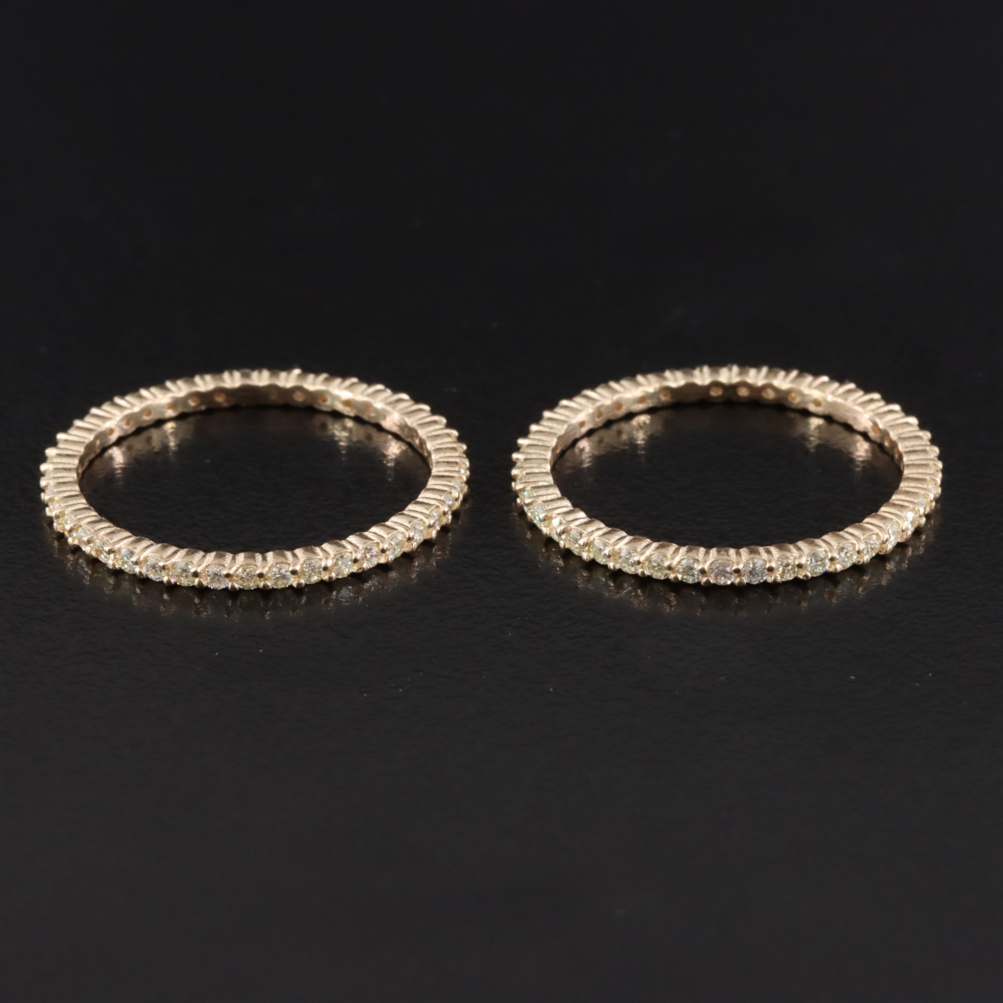 14K 1.62 CTW Diamond Eternity Bands