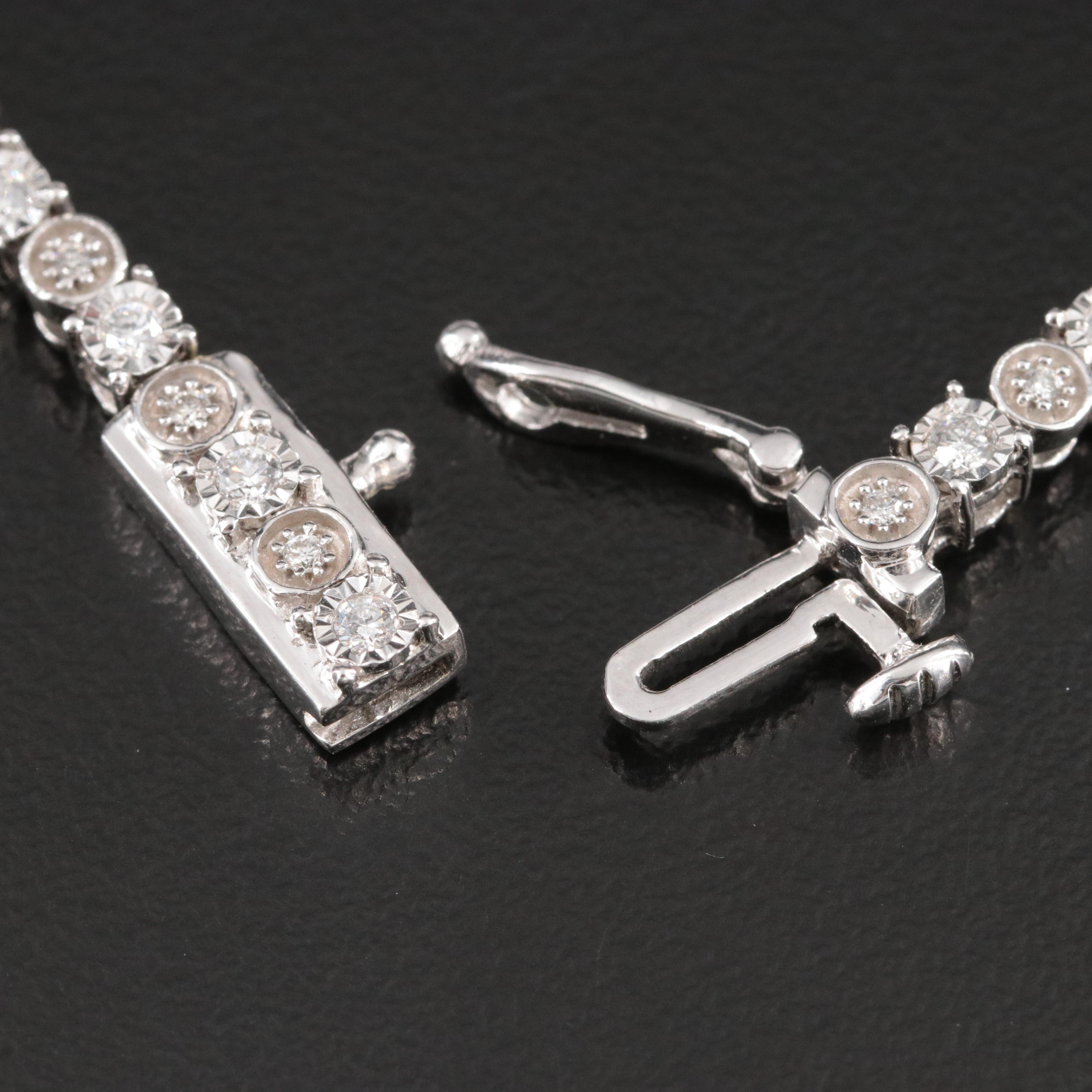 14K 1.02 CTW Diamond Line Bracelet