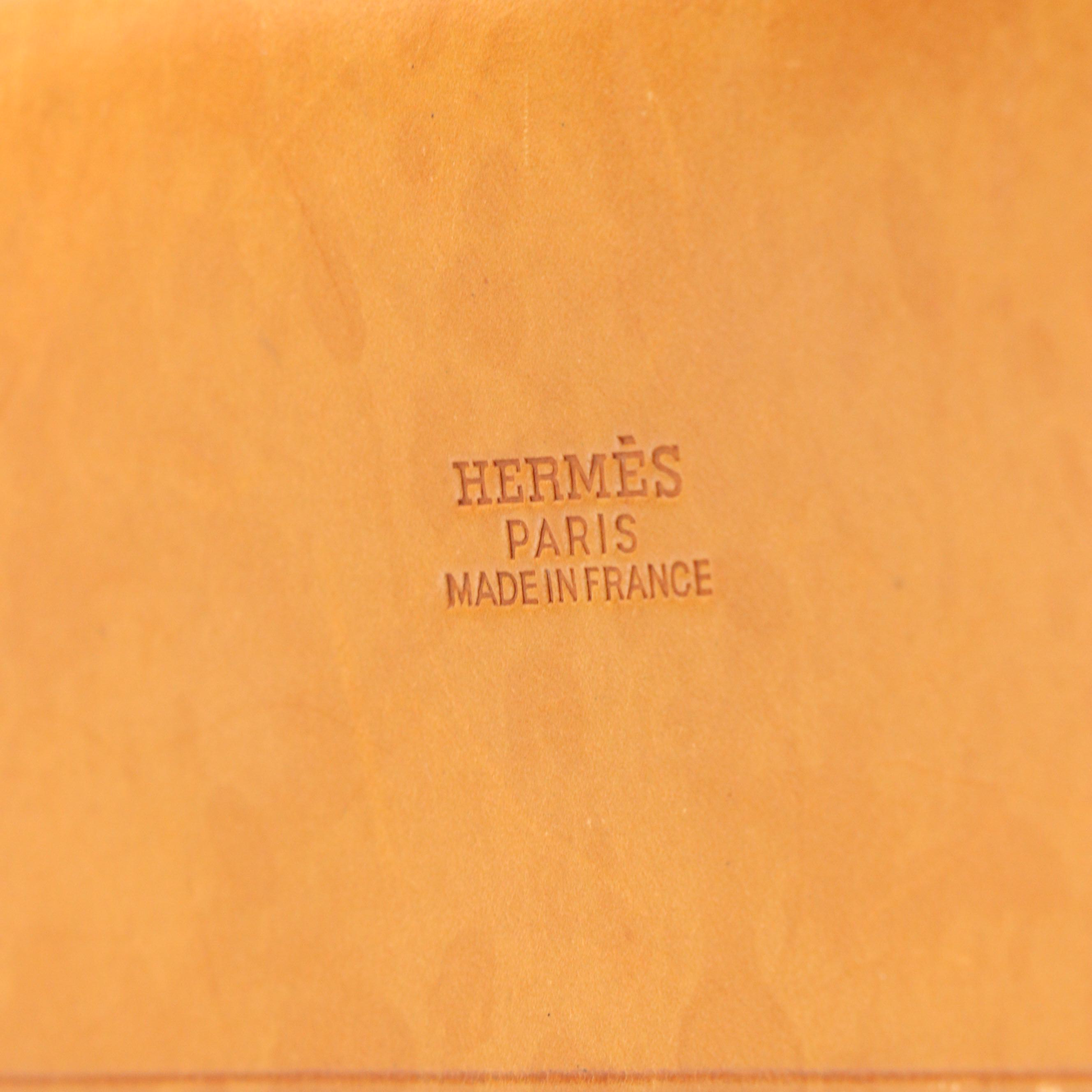 Hermès Herbag Cabas 2-in-1 Tote in Canvas Toile and Vache Leather