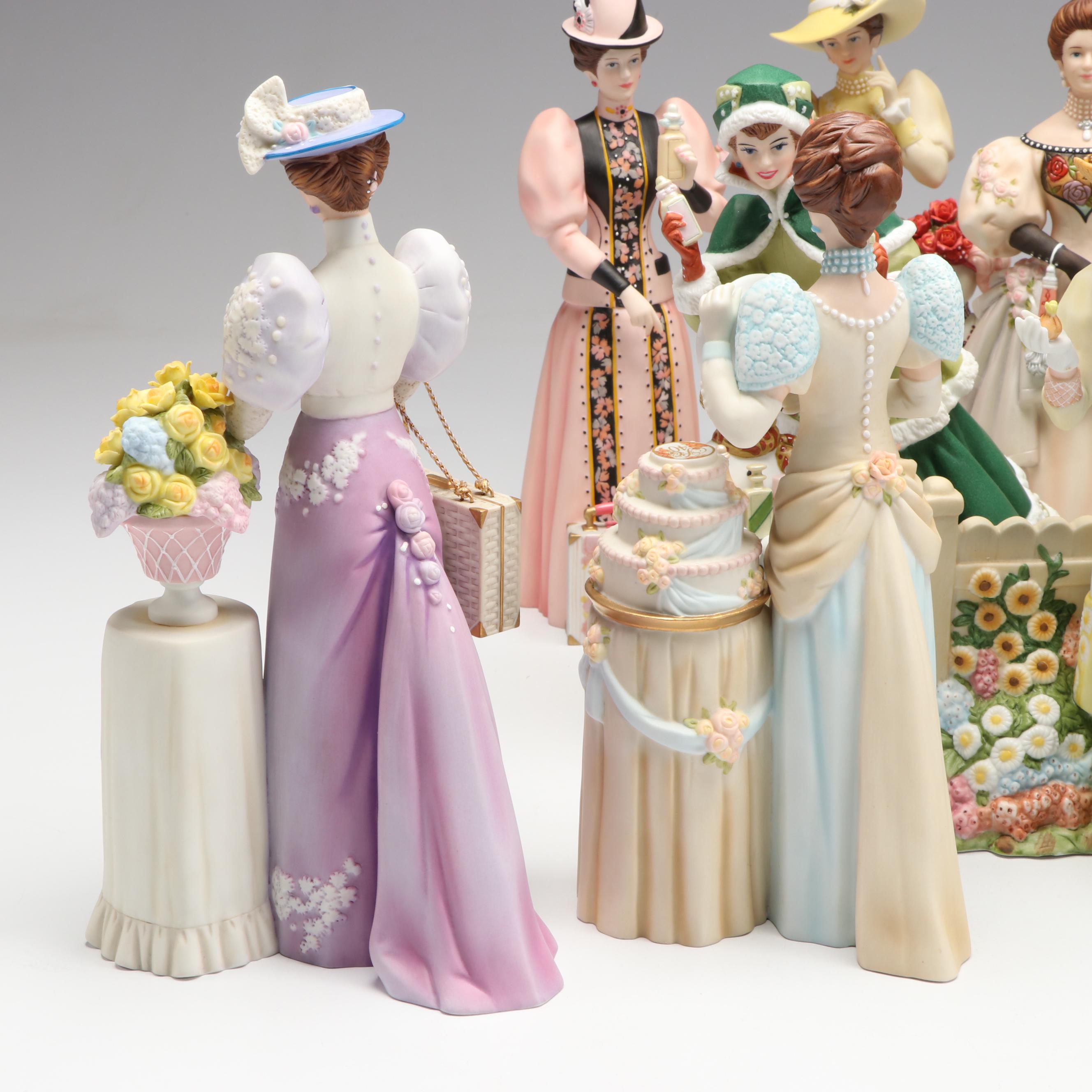 Avon President's Club "Albee Award" Porcelain Figures