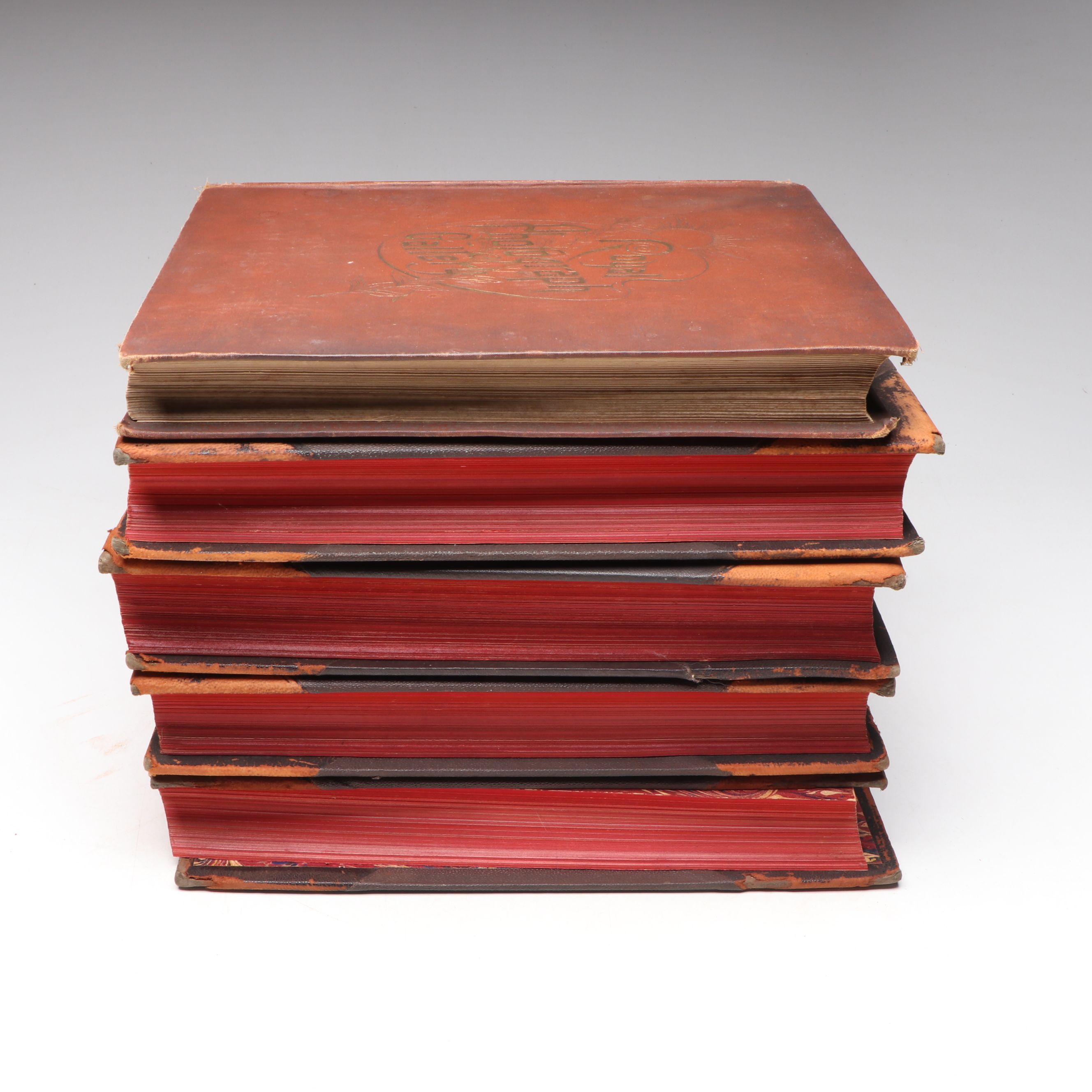 "Character Sketches of Romance and Fiction" Series with Photo Book, Late 19th C.