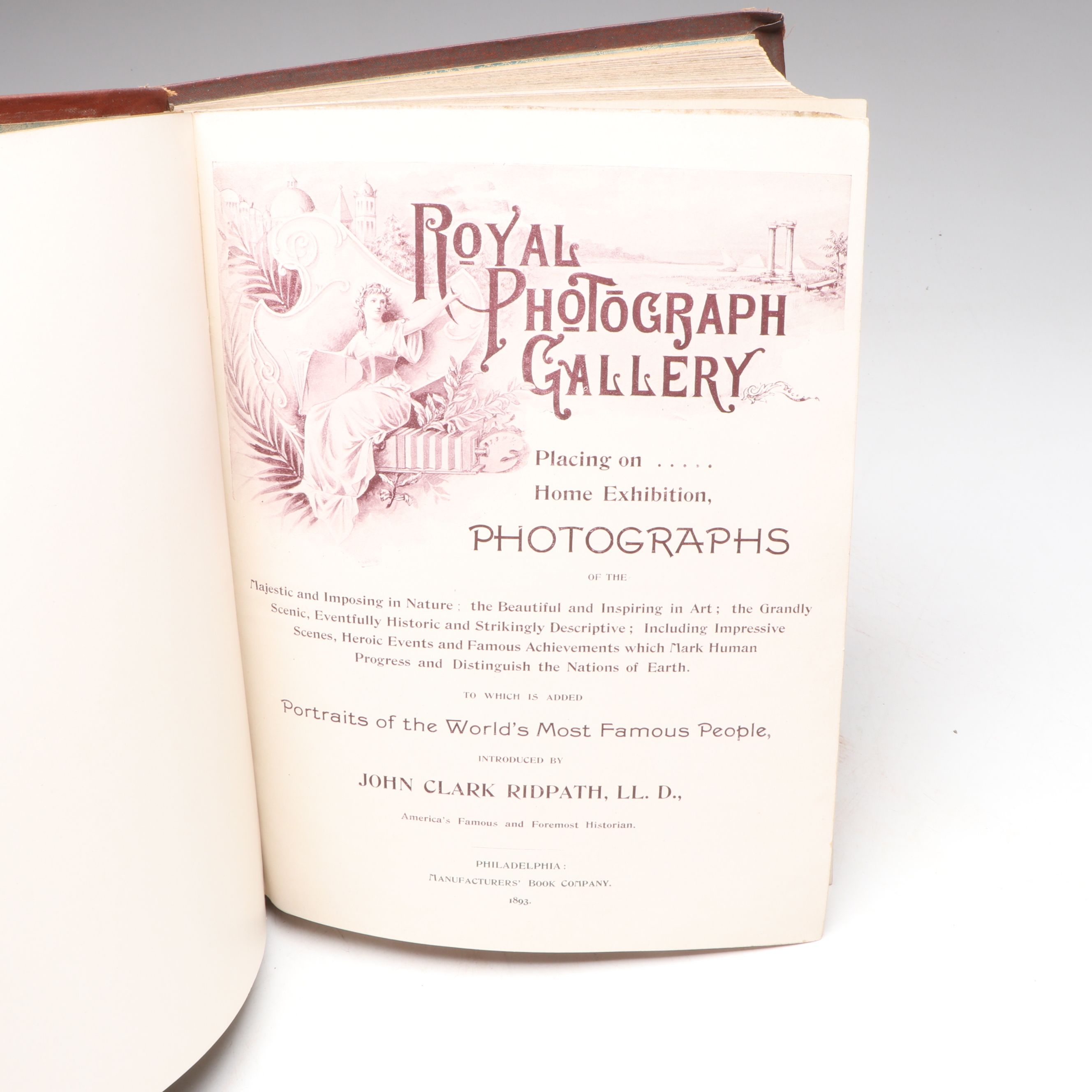 "Character Sketches of Romance and Fiction" Series with Photo Book, Late 19th C.
