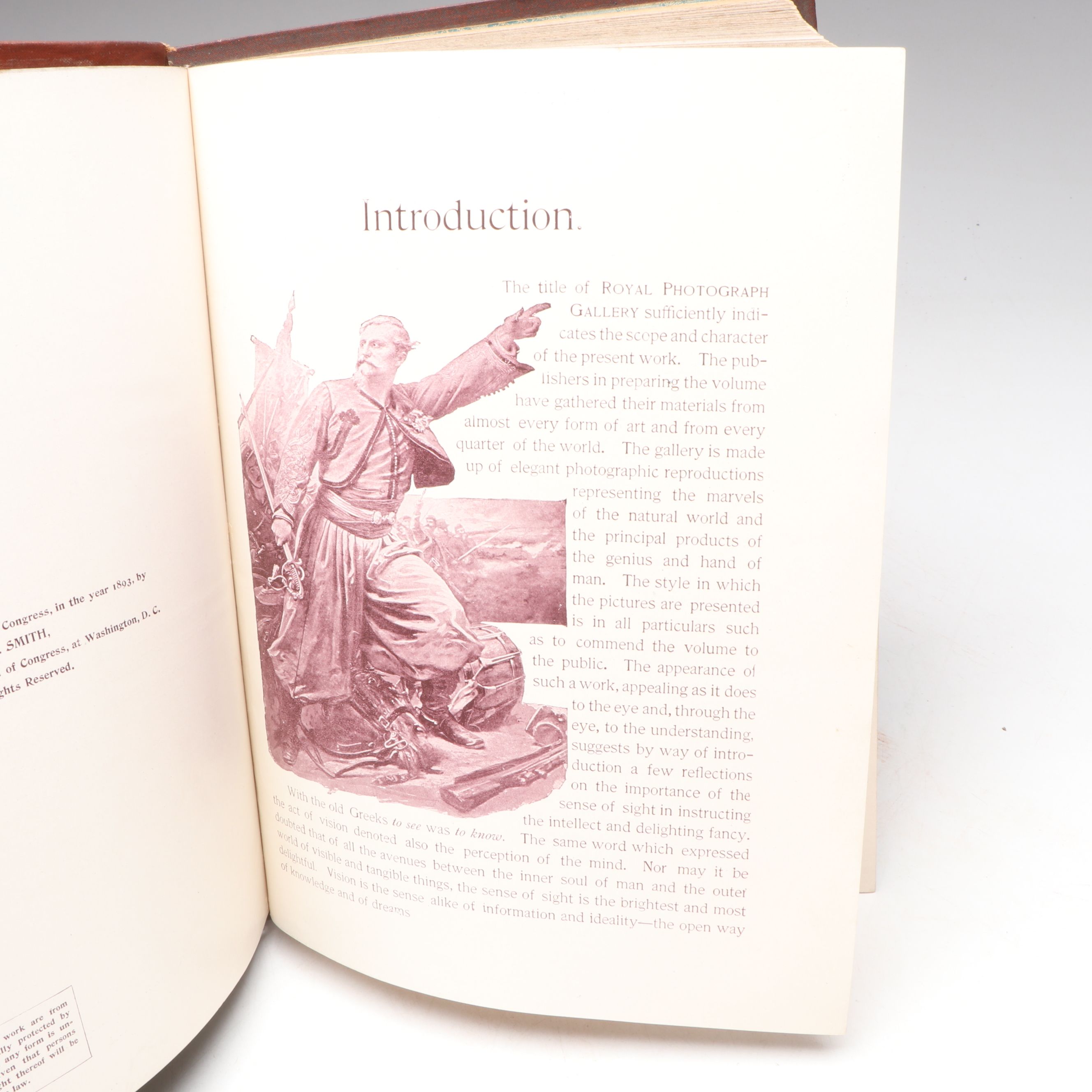 "Character Sketches of Romance and Fiction" Series with Photo Book, Late 19th C.