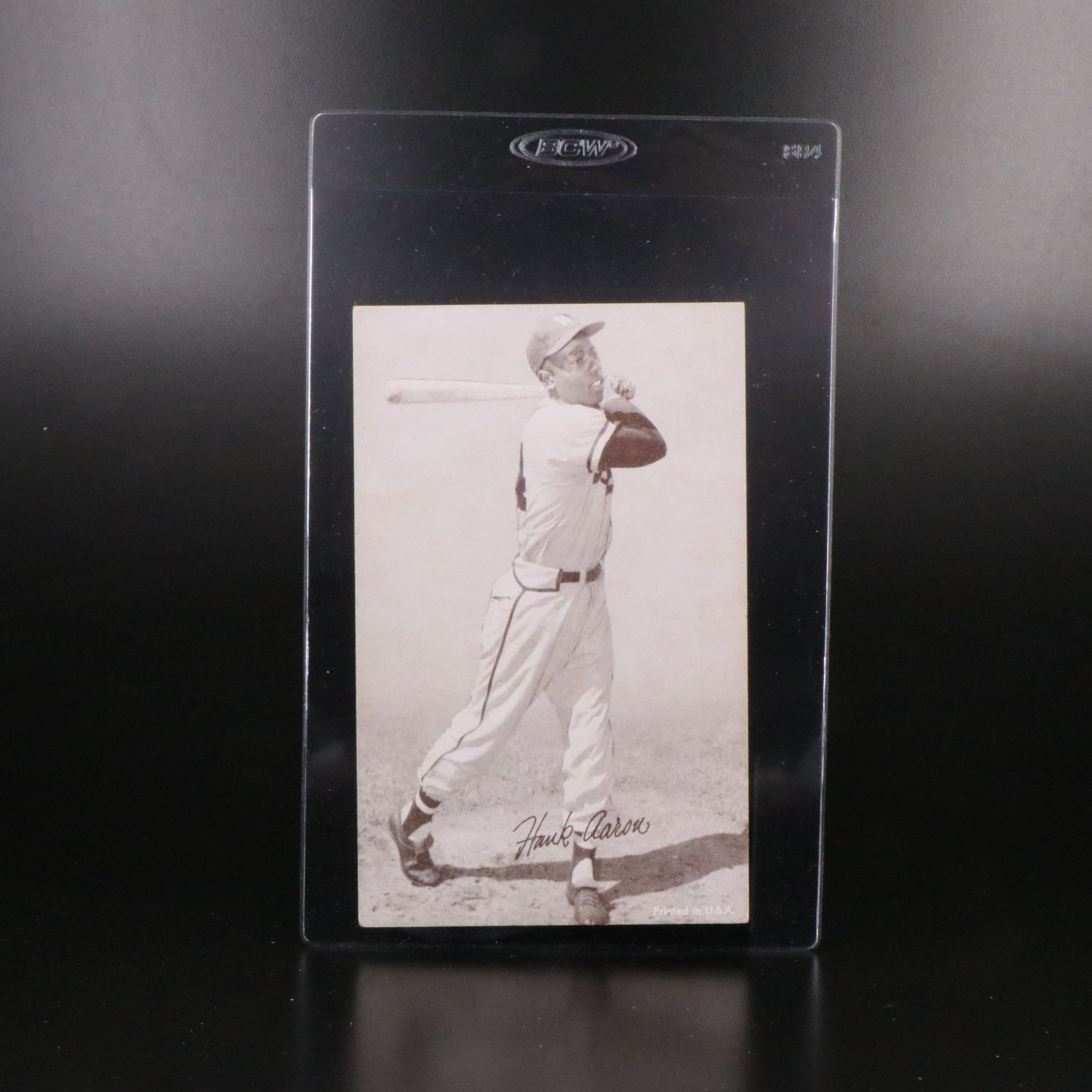 Baseball Exhibit Cards with Hank Aaron, Ted Williams, and More, Mid-20th Century