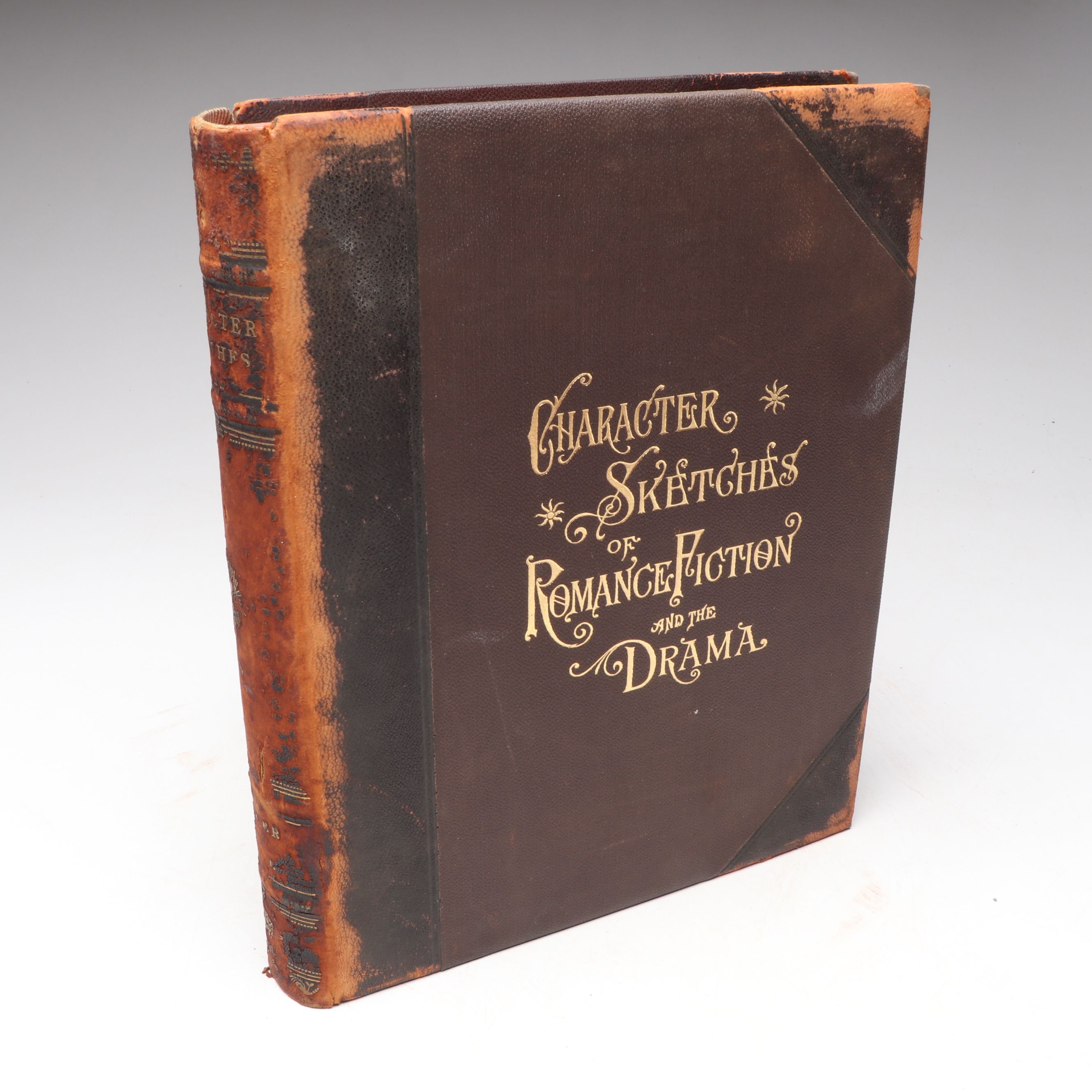 "Character Sketches of Romance and Fiction" Series with Photo Book, Late 19th C.