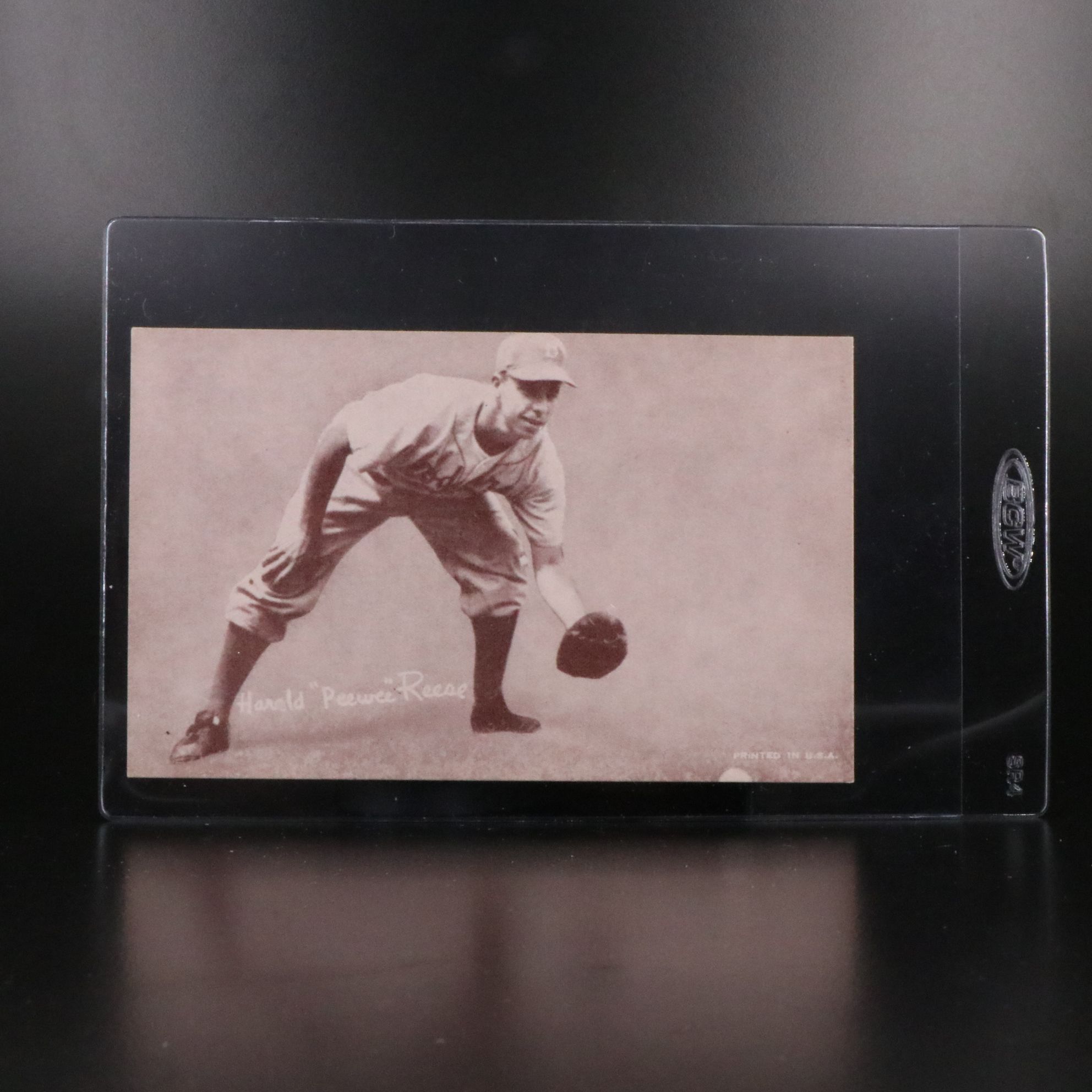 Baseball Exhibit Cards with Hank Aaron, Ted Williams, and More, Mid-20th Century