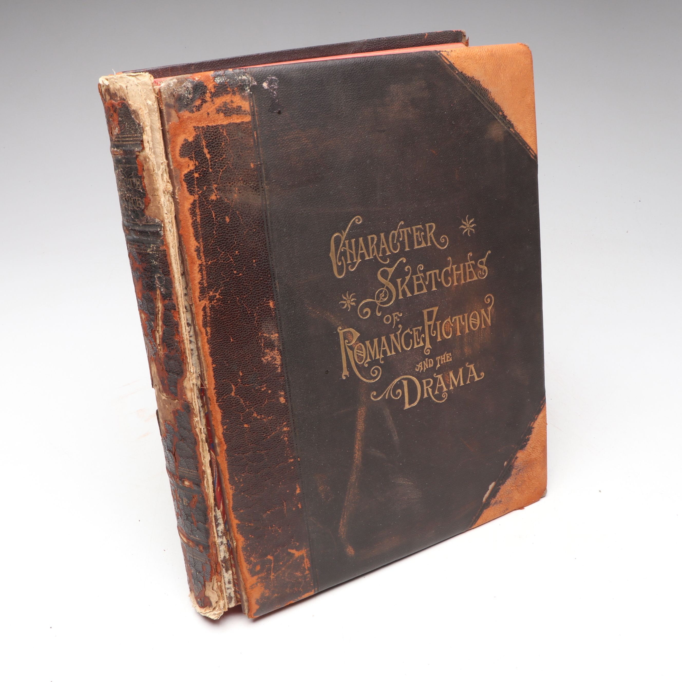 "Character Sketches of Romance and Fiction" Series with Photo Book, Late 19th C.