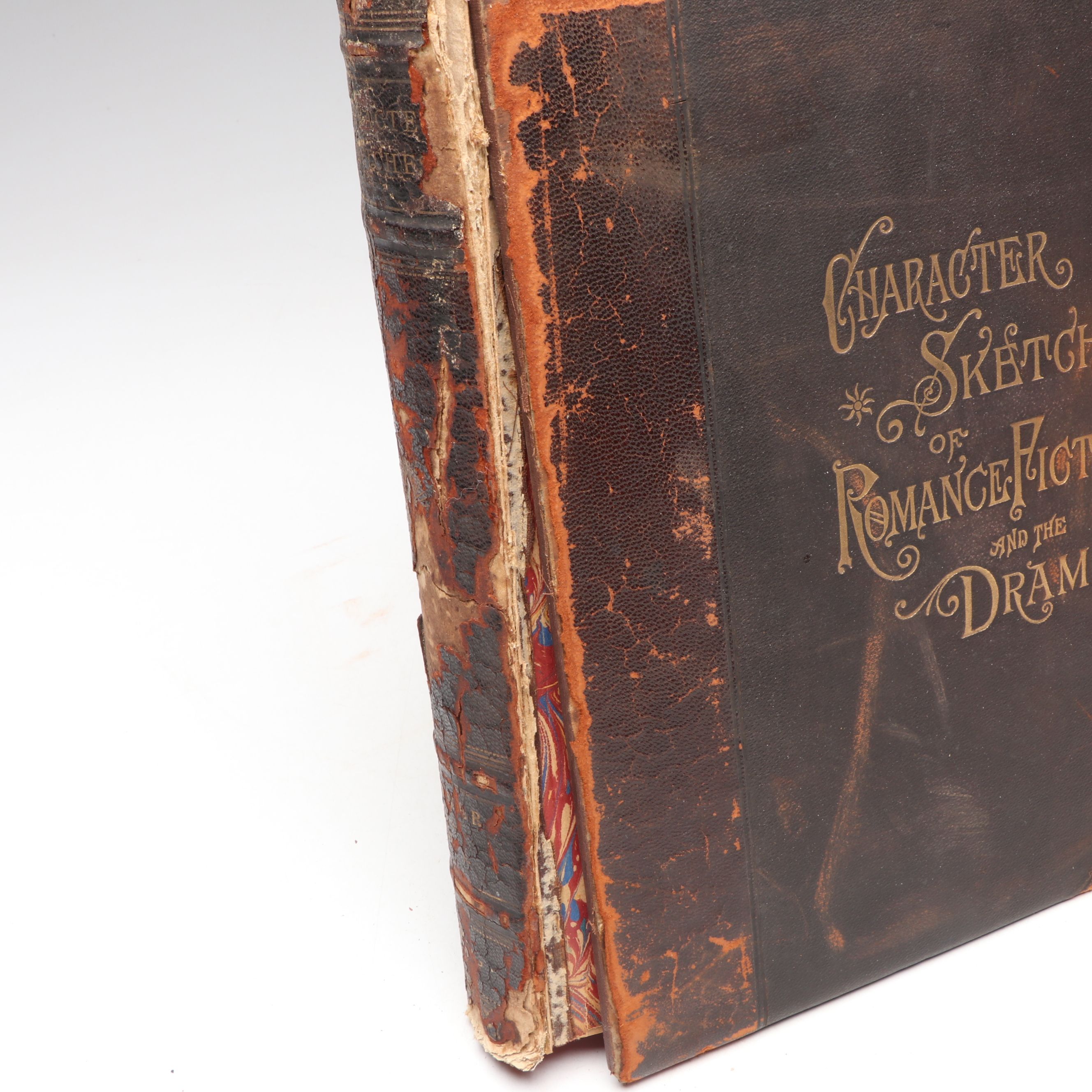 "Character Sketches of Romance and Fiction" Series with Photo Book, Late 19th C.