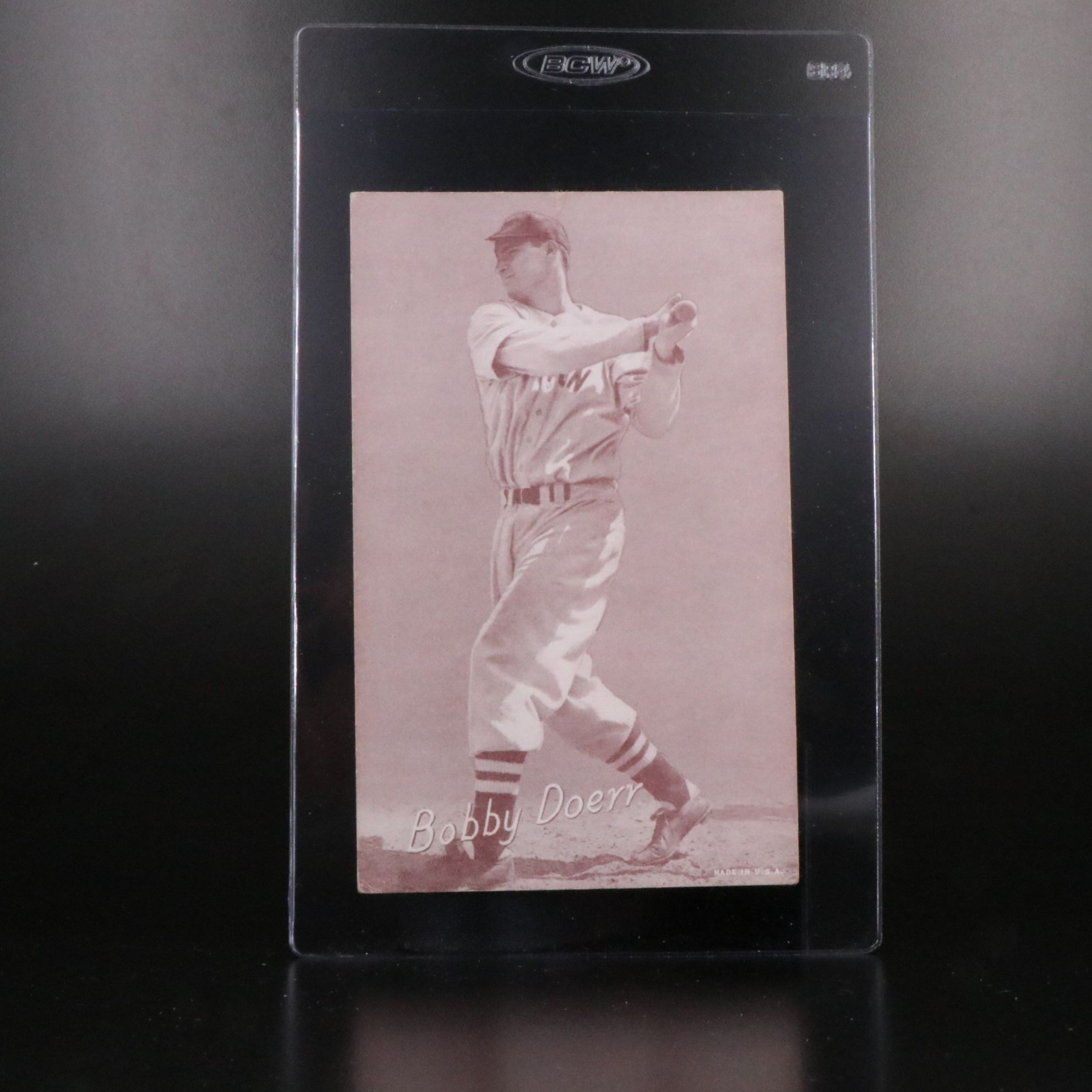 Baseball Exhibit Cards with Hank Aaron, Ted Williams, and More, Mid-20th Century