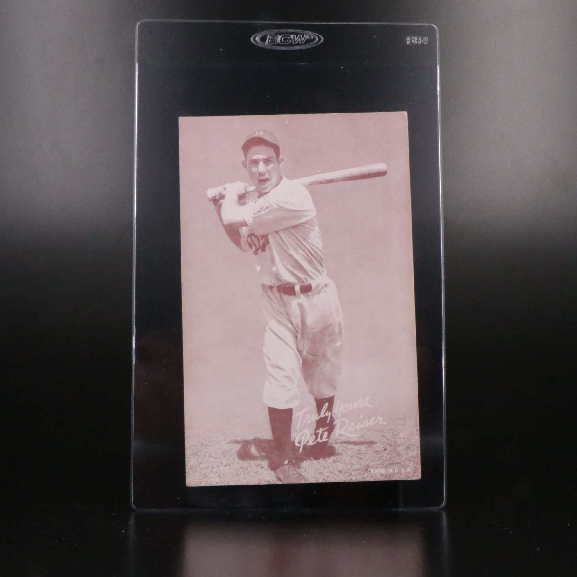 Baseball Exhibit Cards with Hank Aaron, Ted Williams, and More, Mid-20th Century