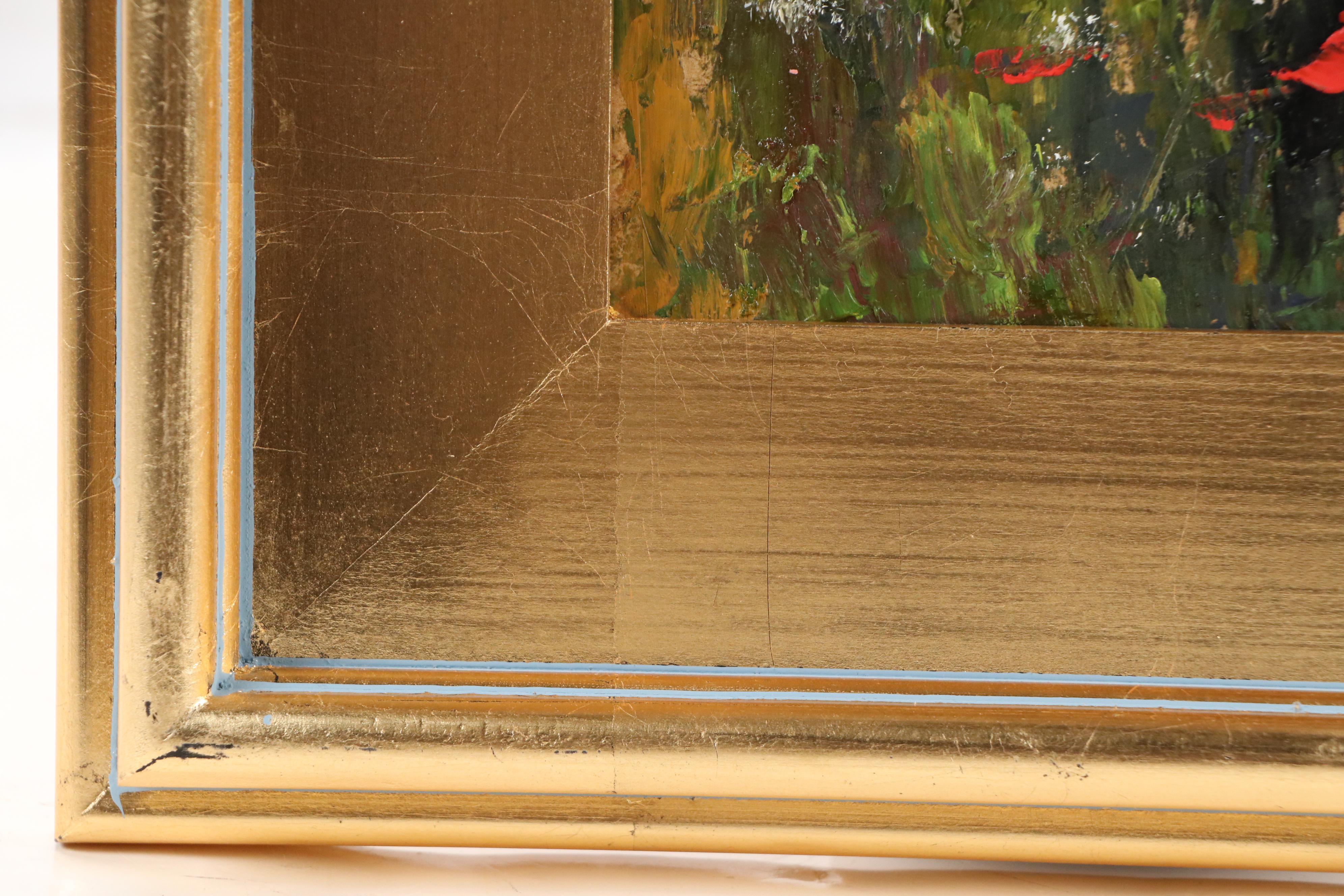 Natalia Demenko Poppy Field Landscape Oil Painting